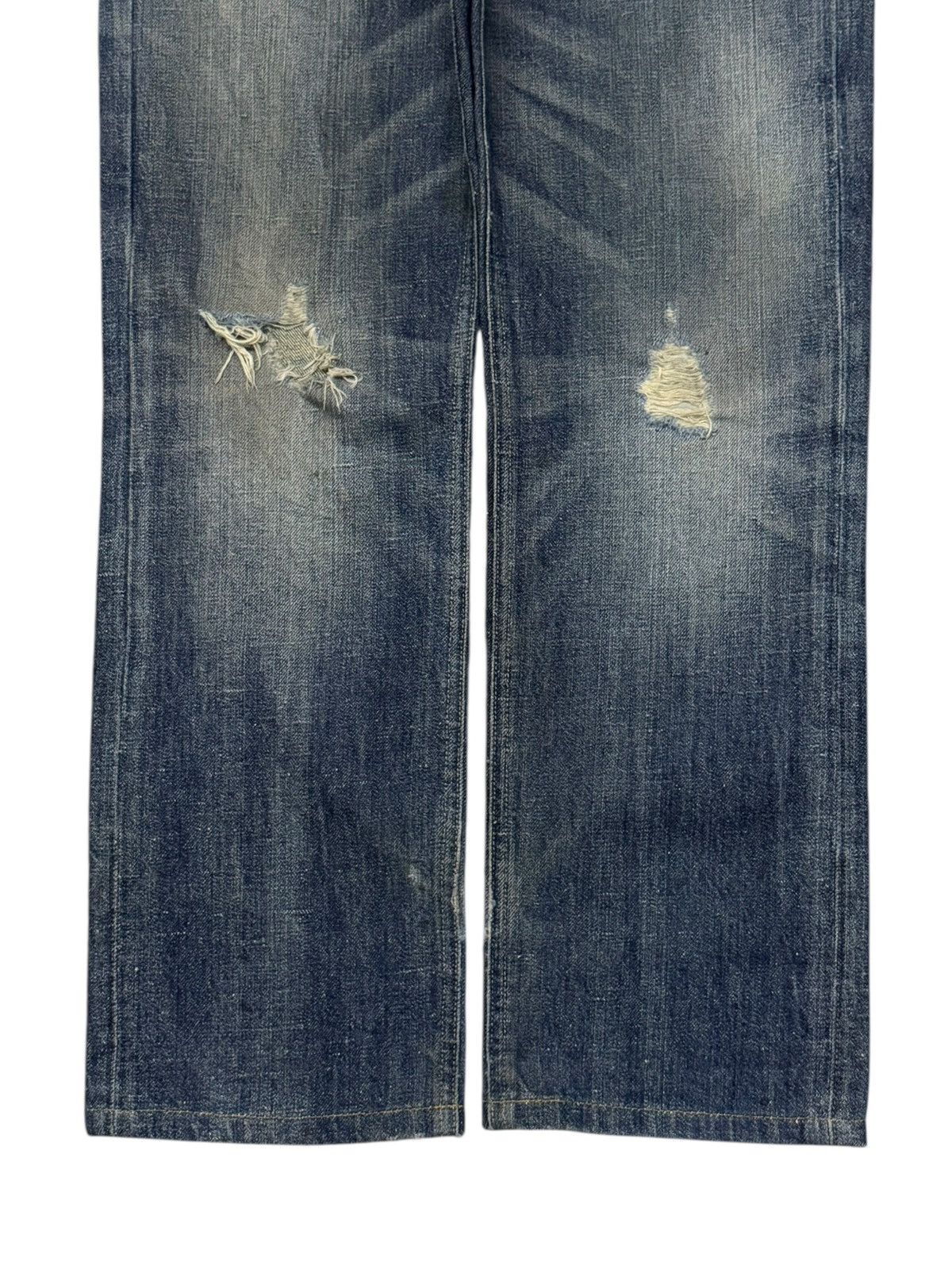 G-Star Vintage G-Star RAW 3301 Attacc Straight Distressed Denim 31 Size US 31 - 6 Thumbnail