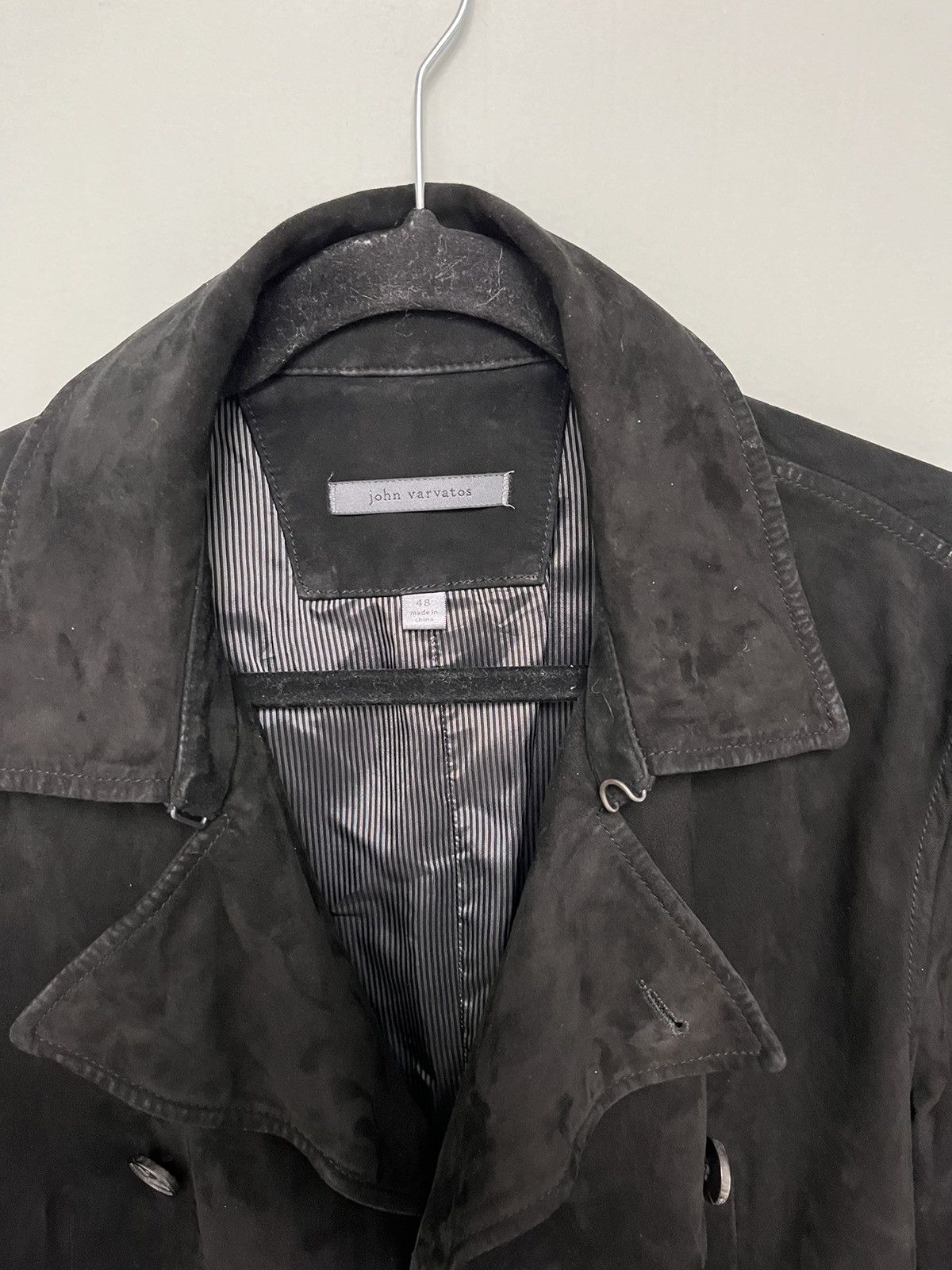 John Varvatos Suede Colonial Jacket. 48 Size US M / EU 48-50 / 2 - 11 Thumbnail