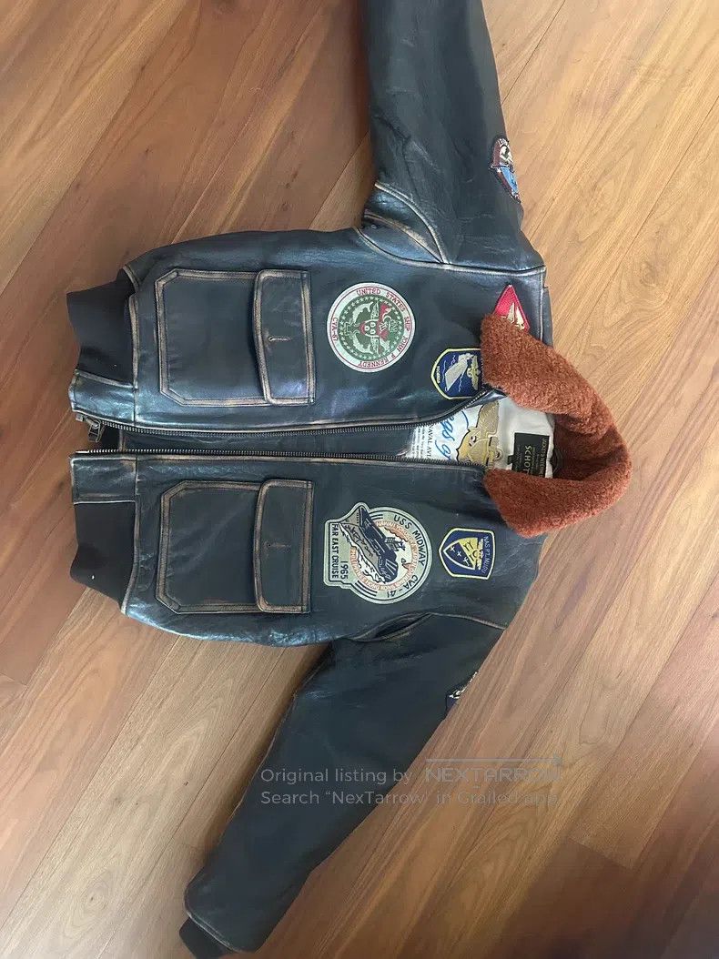Schott Schott G1 bomber jacket Size US S / EU 44-46 / 1 - 1 Thumbnail