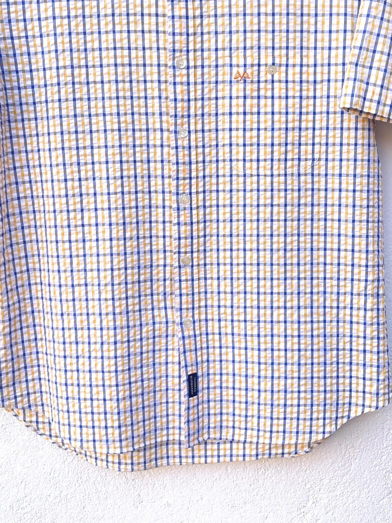 Burberry 🔥 TB Burberry London Cotton shirt plaid size xl Size US XL / EU 56 / 4 - 6 Thumbnail