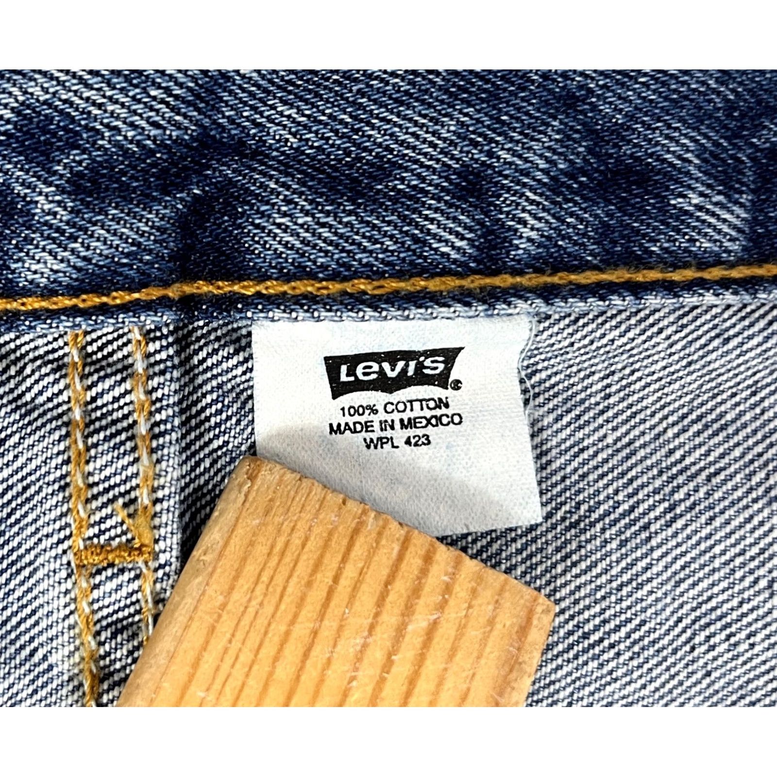 Levi's VINTAGE Levi's 501 Jeans XX Red Tab Men’s 90s Straight Denim Blue 36x34 Mens Size US 36 / EU 52 - 7 Thumbnail