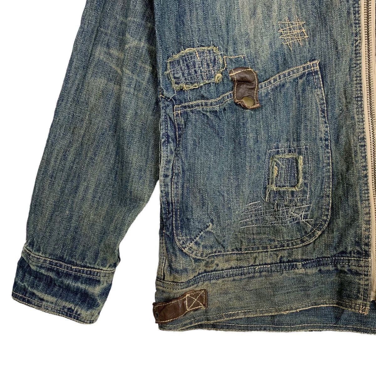 Vintage Vintage 80s Japanese Brand Denim Jacket Size M Size US M / EU 48-50 / 2 - 5 Thumbnail