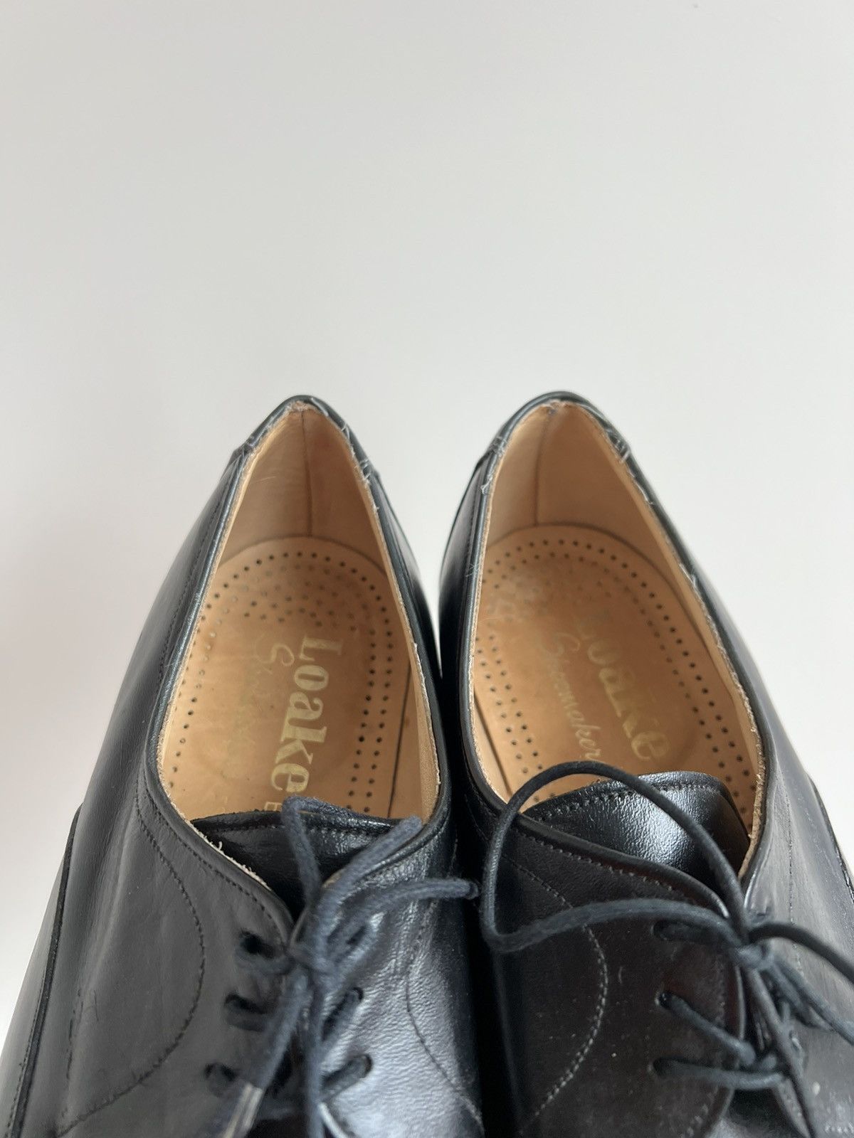 Loake × Vintage Vintage Loake Leather Black Shoes Size US 10 / EU 43 - 9 Thumbnail