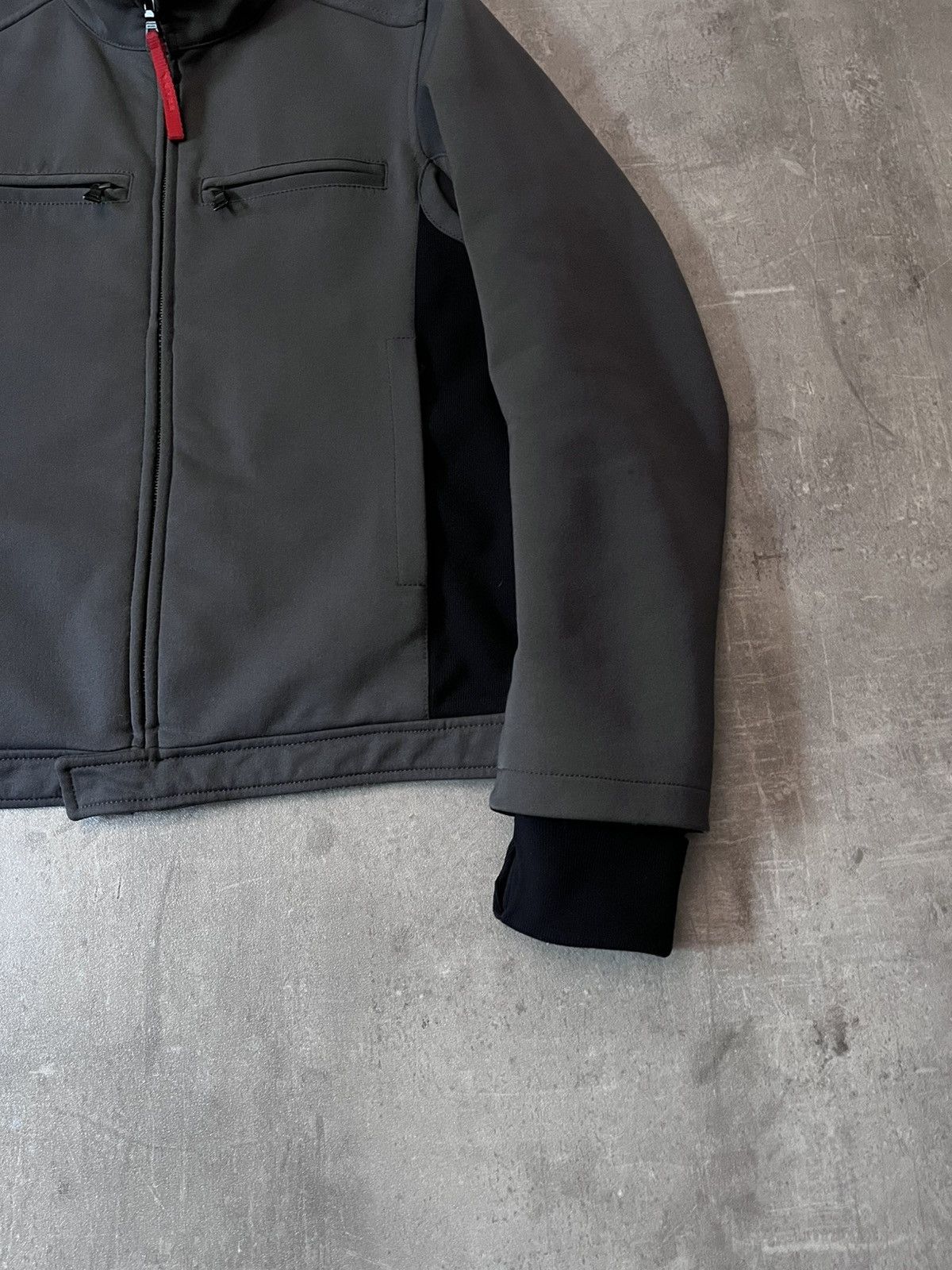 Prada Prada Vintage nylon grey bomber jacket 2000s Size US M / EU 48-50 / 2 - 3 Thumbnail