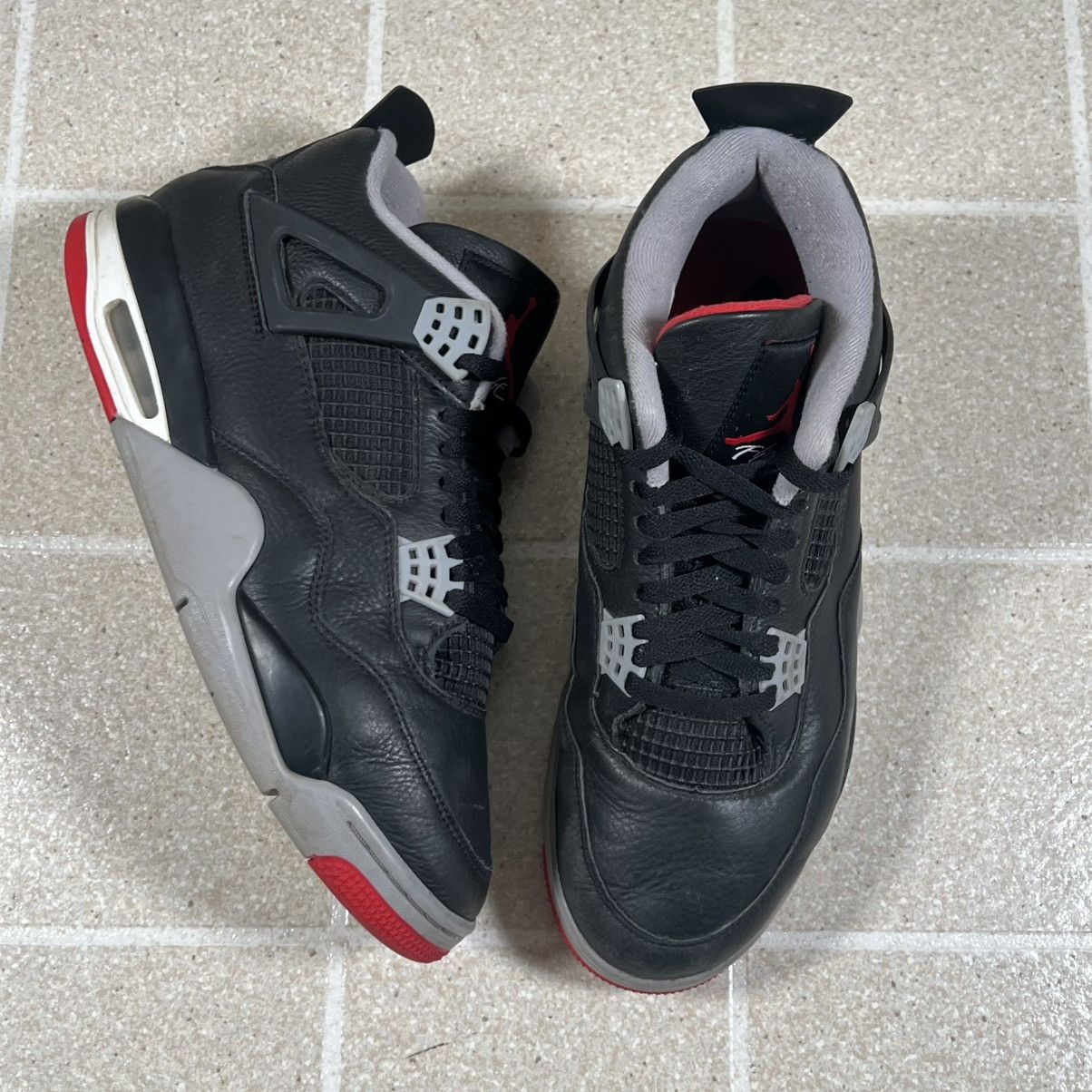 Jordan Brand Jordan Air Jordan 4 Retro Bred Reimagined Black sz 11 Size US 11 / EU 44 - 2 Thumbnail
