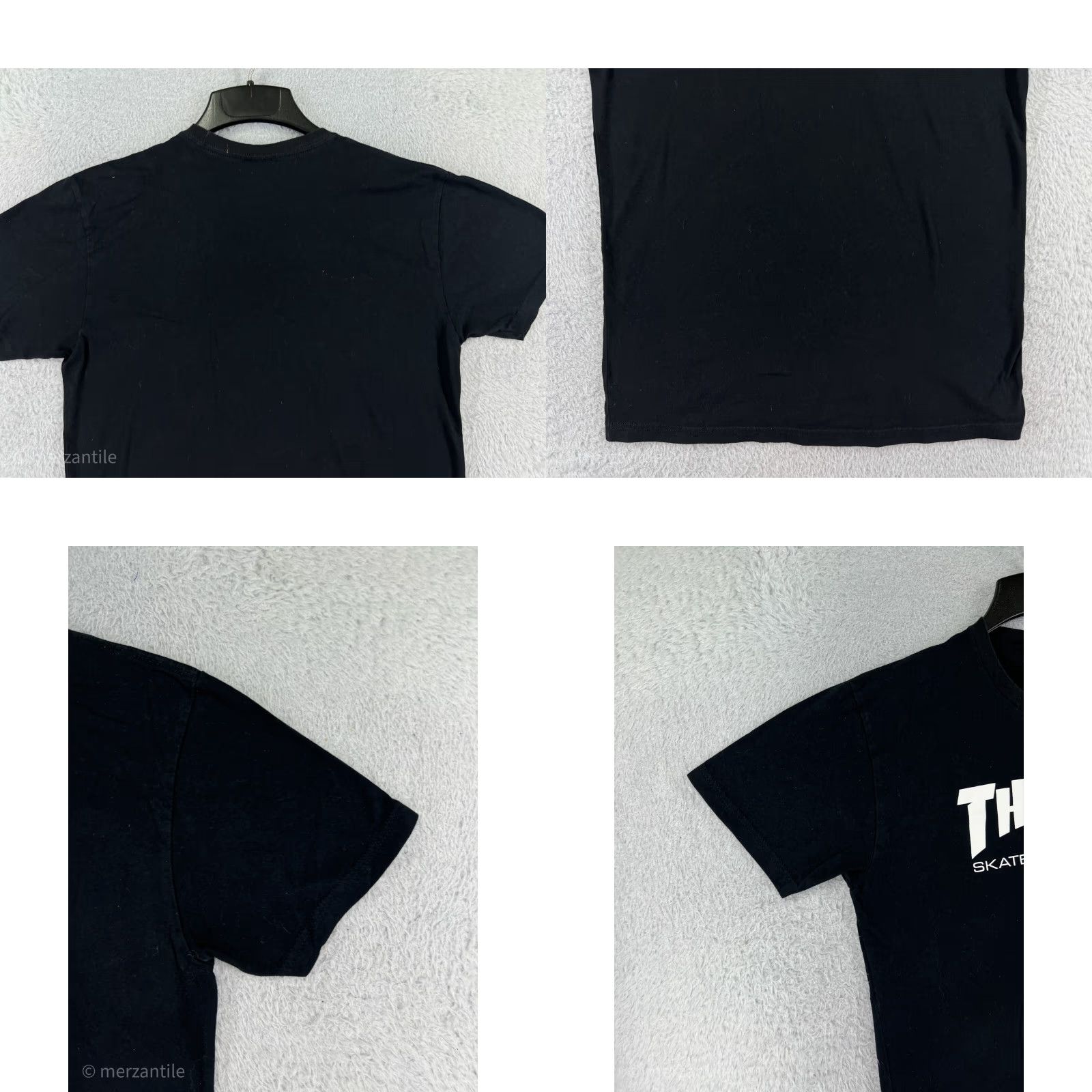 Thrasher Thrasher Shirt Mens Medium Black Logo Skate Beach Retro 100% Cotton Skateboard 90s Size US M / EU 48-50 / 2 - 8 Thumbnail