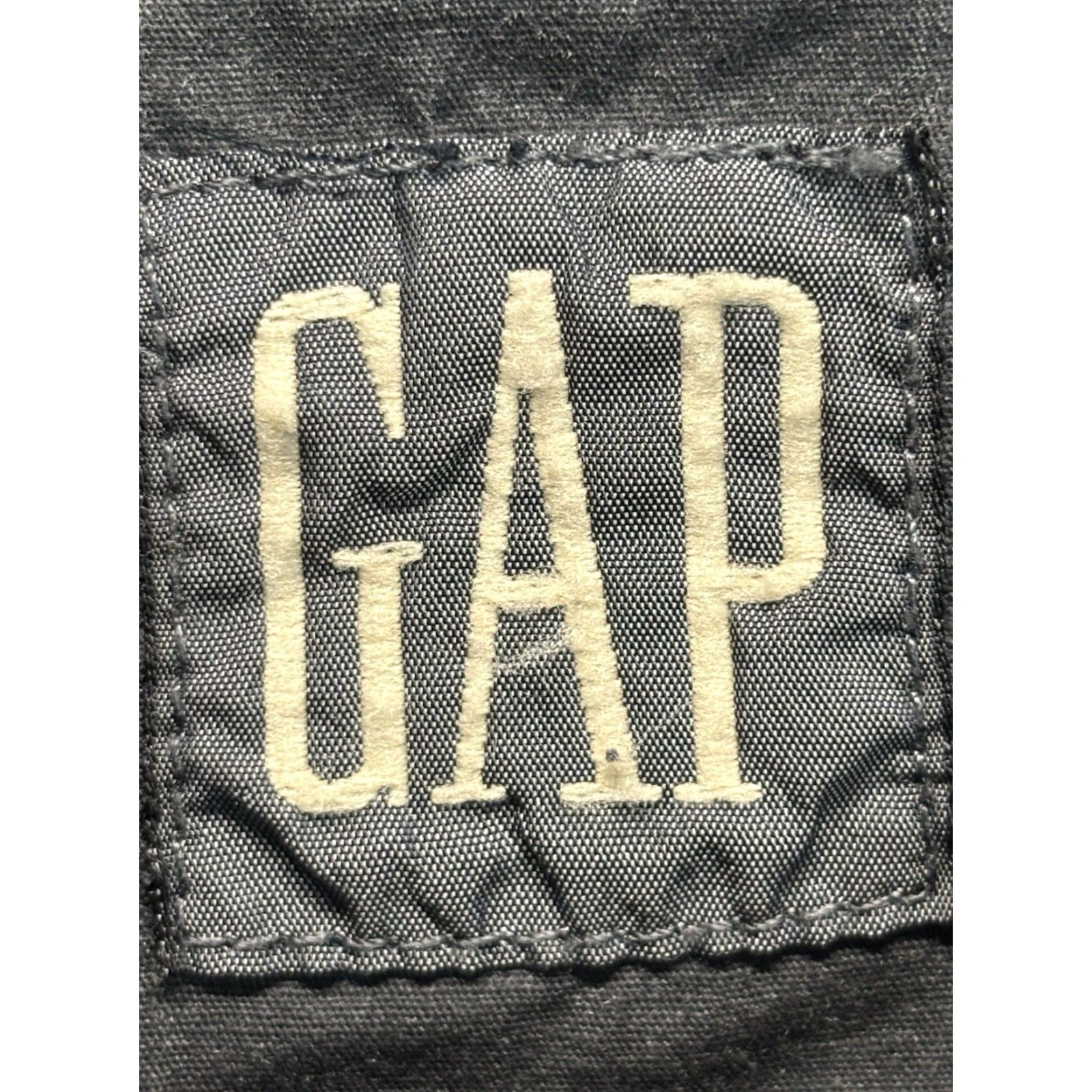 Gap VINTAGE Gap Anorak Jacket Men's Medium Hooded Faded Black Racing Y2K Size US M / EU 48-50 / 2 - 7 Thumbnail