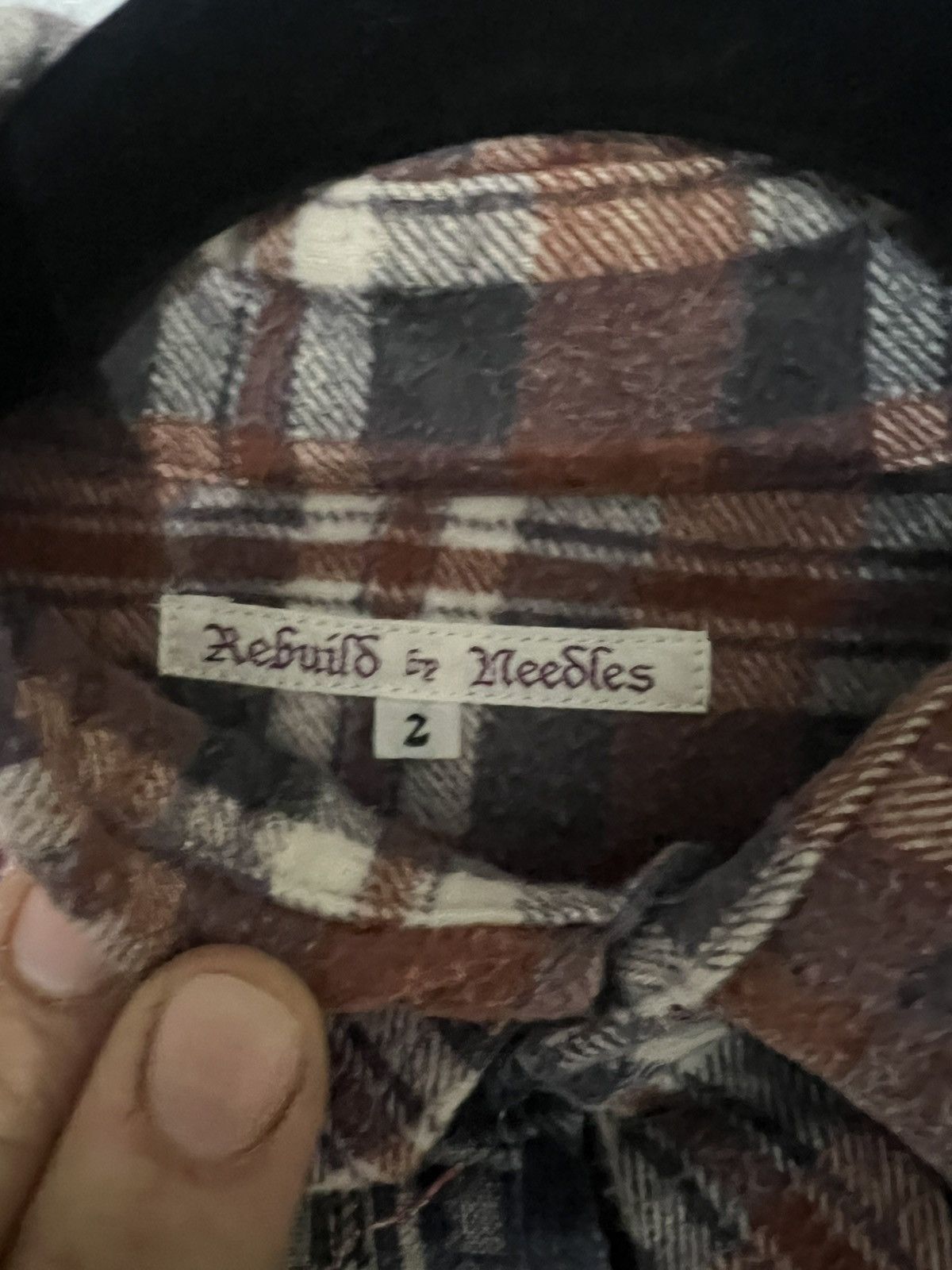 Needles Rebuild by Needles vintage flannel shirt gown Size XS / US 0-2 / IT 36-38 - 2 Thumbnail