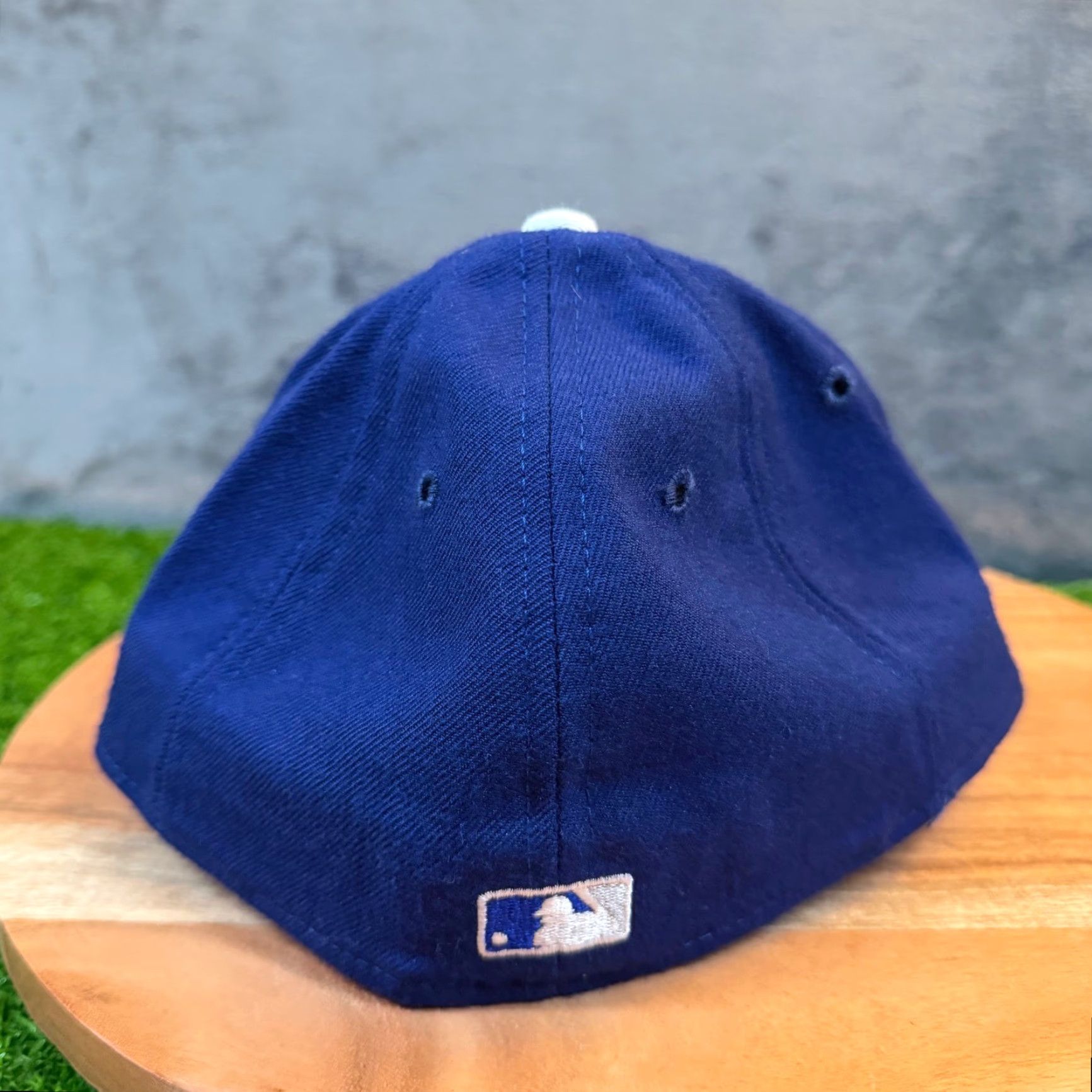 New Era VINTAGE New Era Kansas City Royals Hat 59FIFTY Blue Wool Fitted MLB USA Mens 7 Size ONE SIZE - 4 Thumbnail