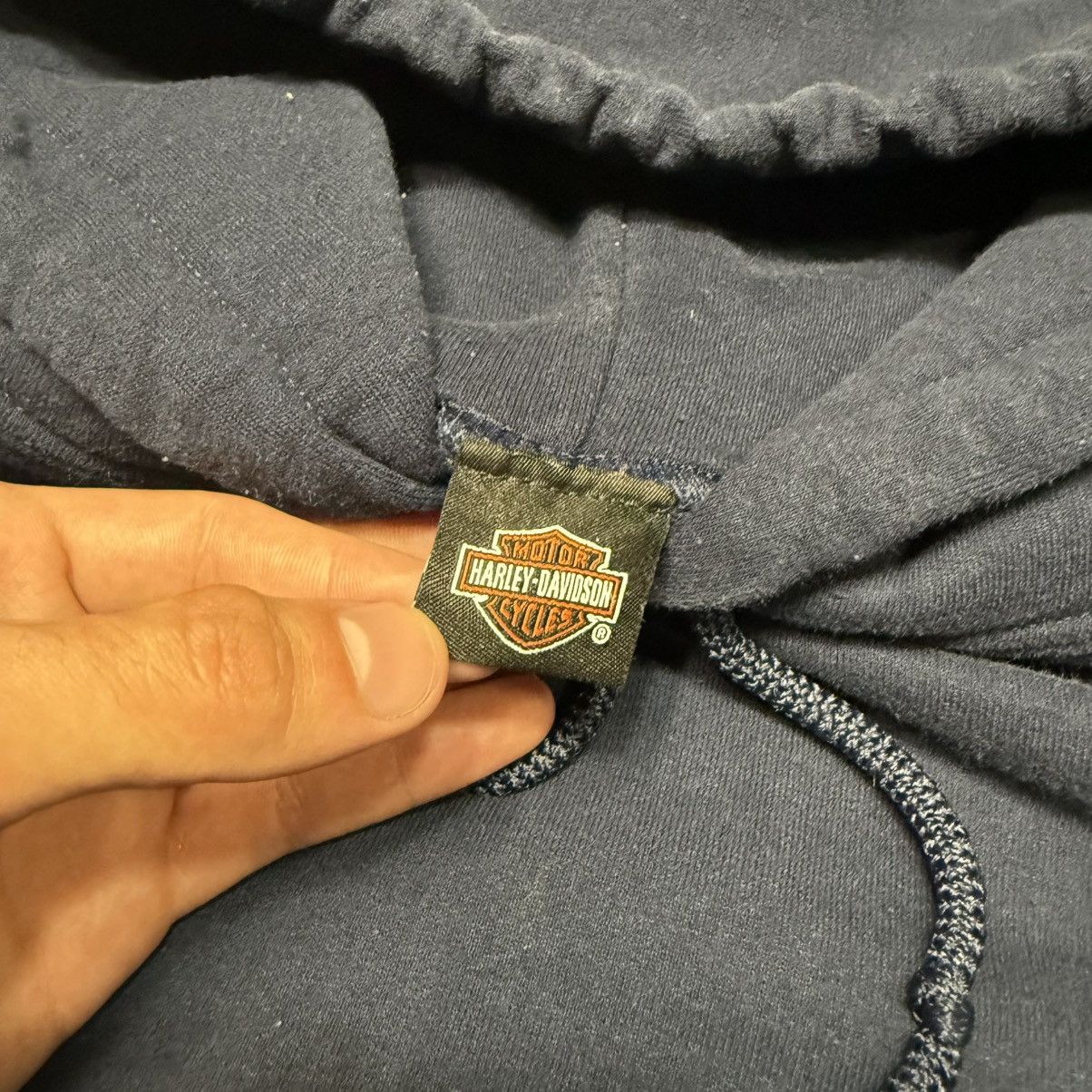 Harley Davidson Vintage Harley Davidson Orlando Navy Hoodie Sweatshirt Size US XL / EU 56 / 4 - 5 Thumbnail