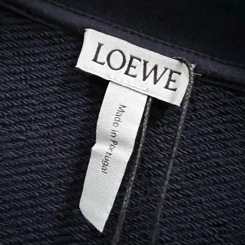 Loewe LOEWE Crazy thread embroidered round neck hoodie Size XS / US 0-2 / IT 36-38 - 3 Thumbnail