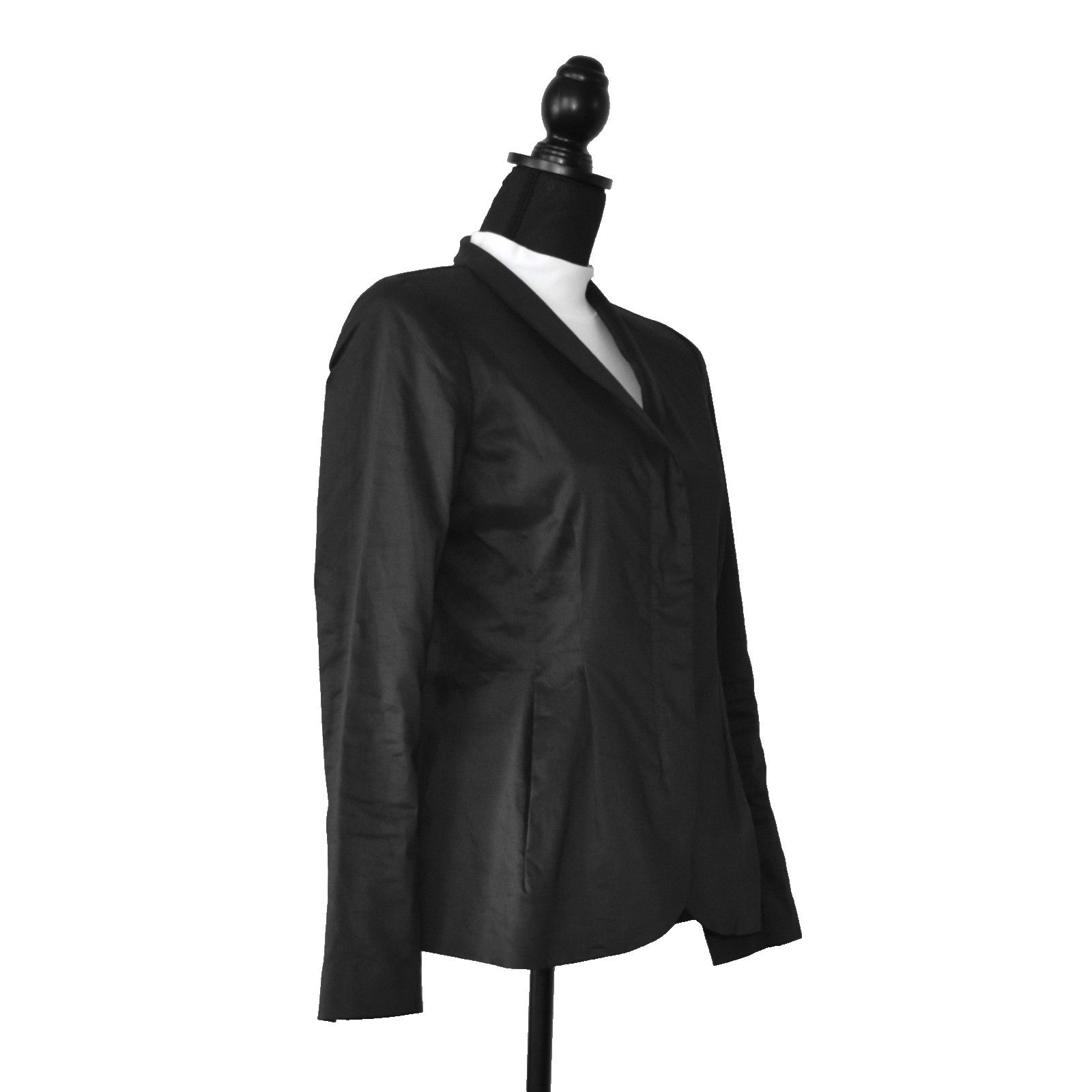 Eileen Fisher EILEEN FISHER Polished Ramie Zipper Closure Jacket Size XS Size XS / US 0-2 / IT 36-38 - 3 Thumbnail