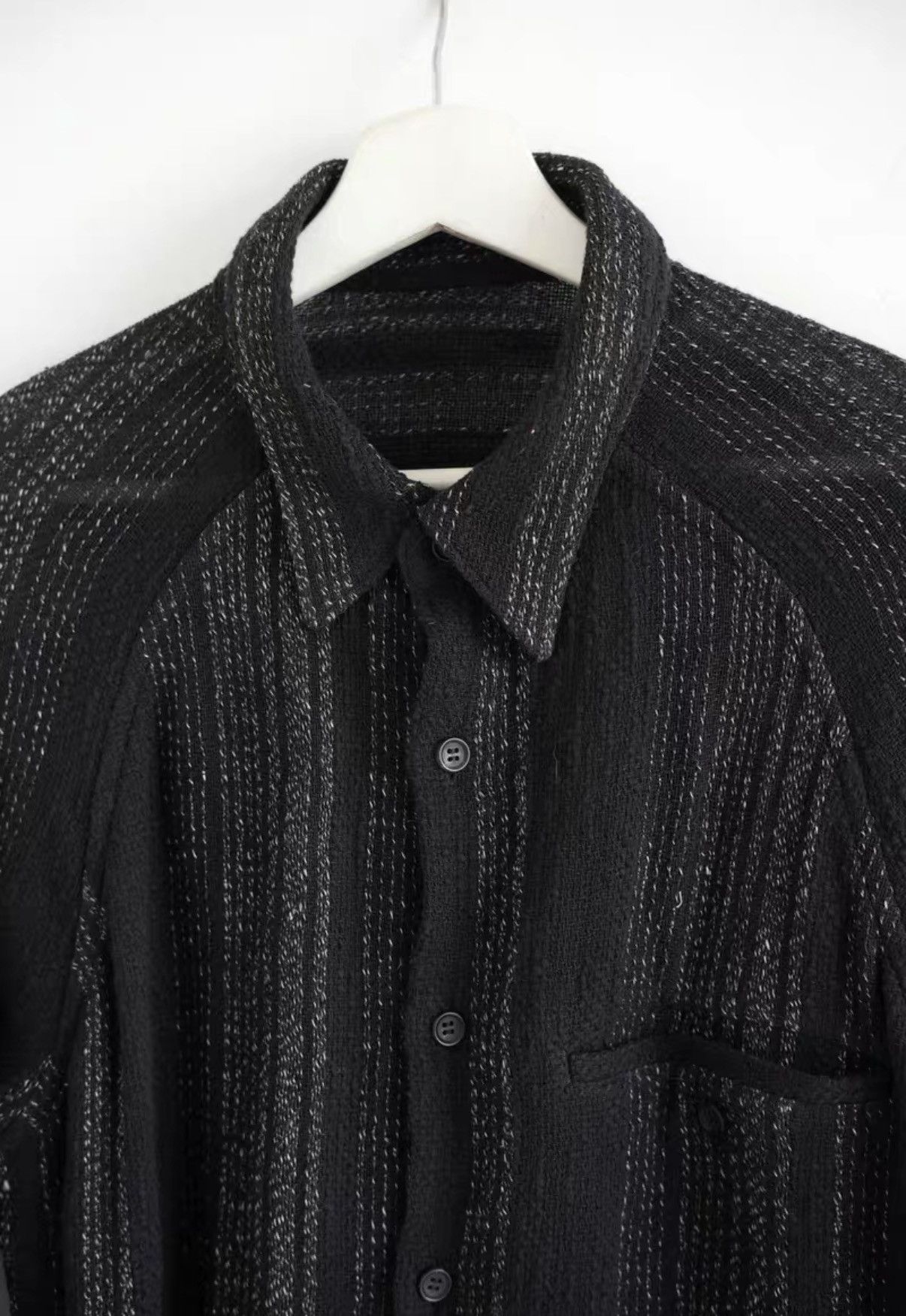 Yohji Yamamoto Yohji Yamamoto 24ss Twisted Hand-Knit Long Shirt K4 Size US M / EU 48-50 / 2 - 3 Thumbnail