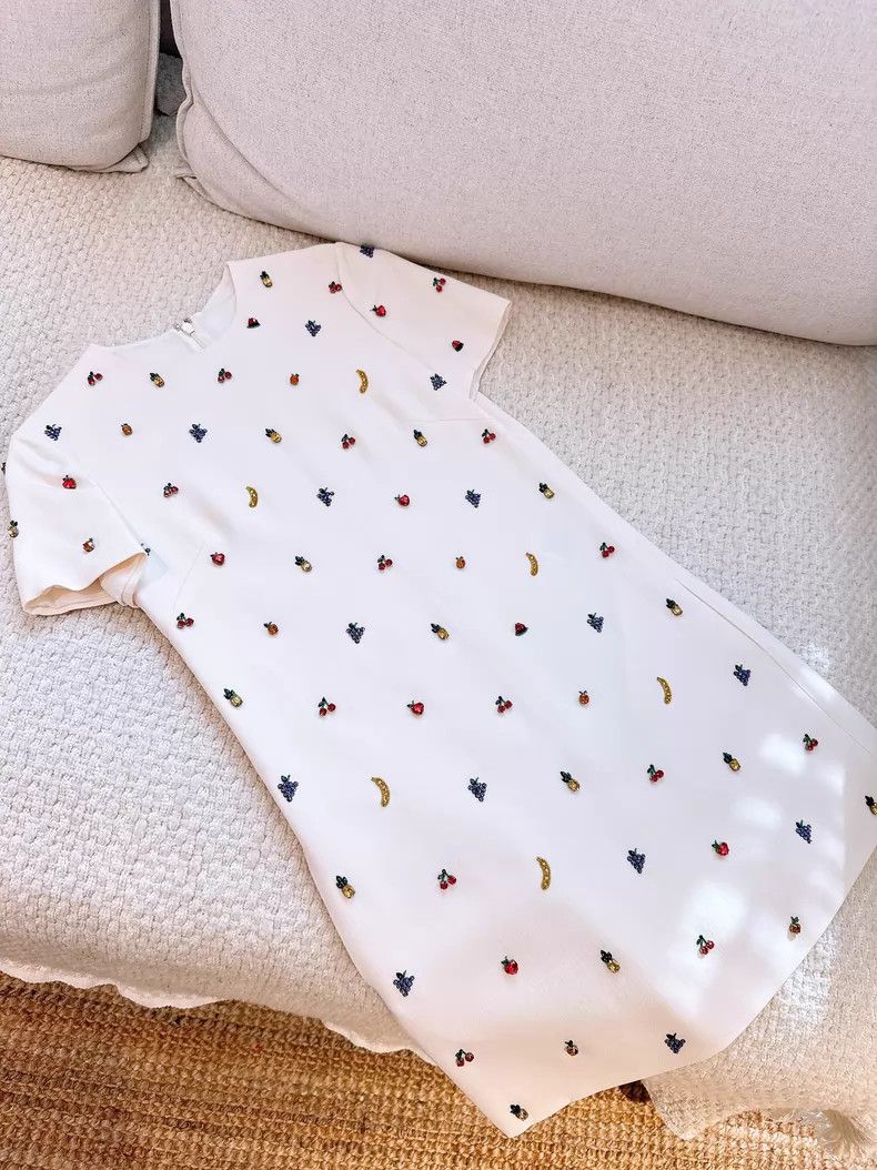Valentino Valentino Colorful fruit full of diamond dress Size XS / US 0-2 / IT 36-38 - 1 Thumbnail