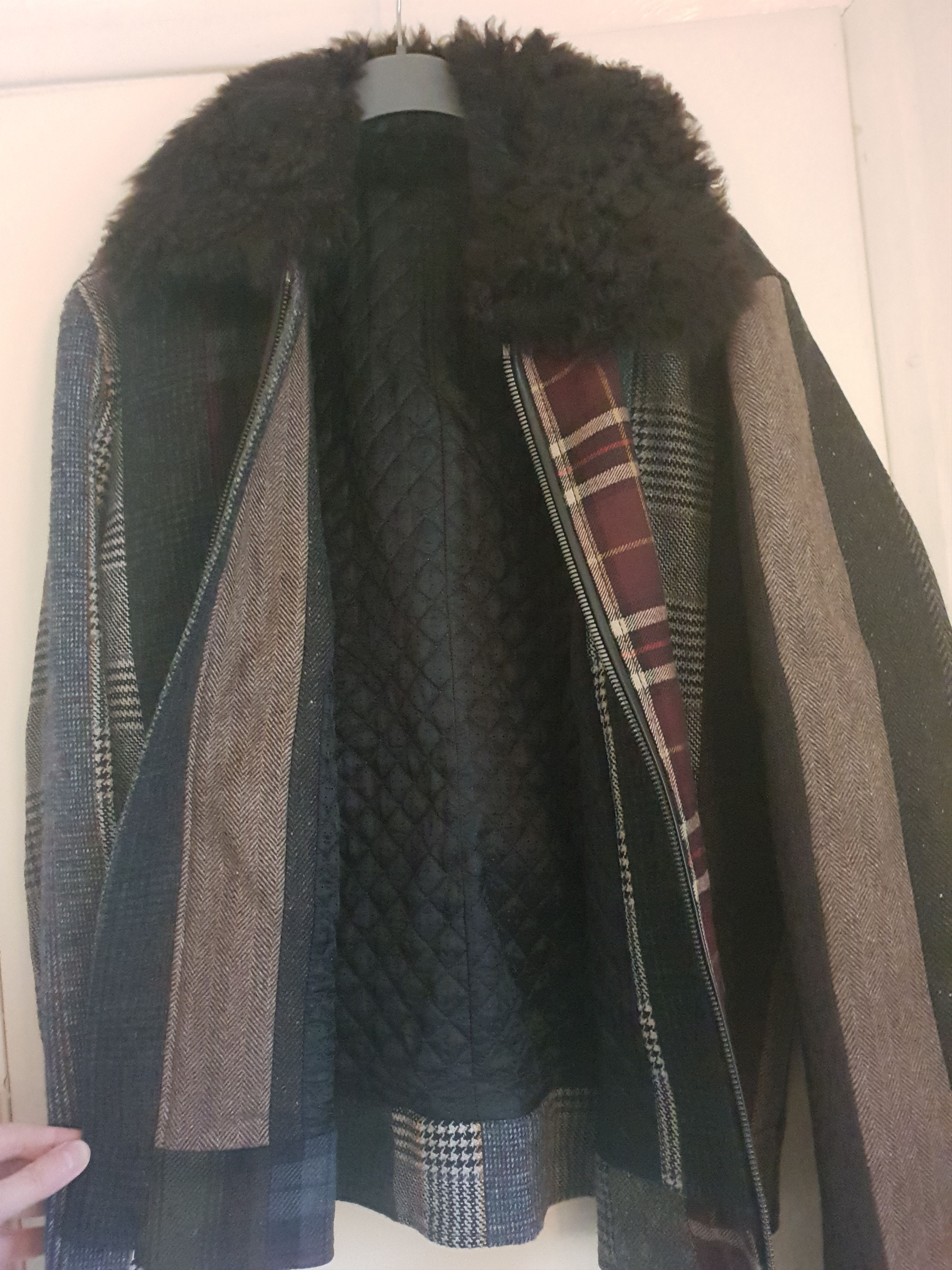 Dolce & Gabbana Dolce and Gabbana Patchwork Quilted Woolblend Jacket Size US M / EU 48-50 / 2 - 4 Thumbnail