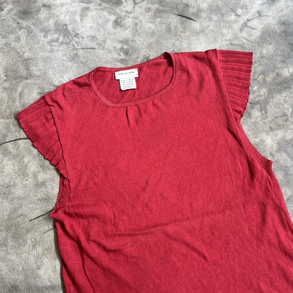 Dries Van Noten Dries Van Noten Ruffled Sleeve T shirt Size S / US 4 / IT 40 - 2 Thumbnail