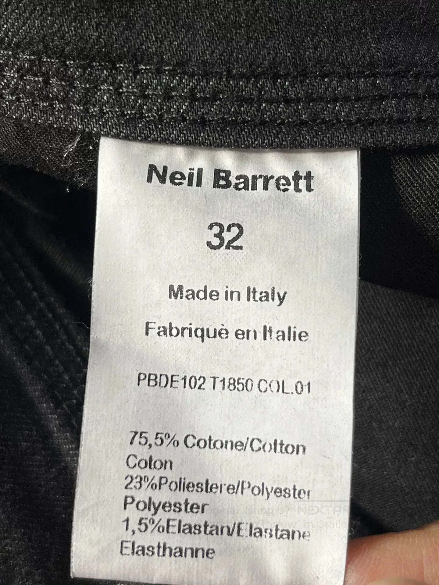 Neil Barrett Neil Barrett Men's Jeans. Size US 32 / EU 48 - 4 Thumbnail
