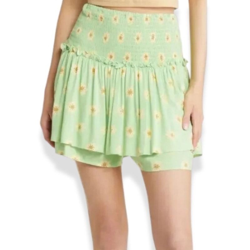 BP. BP Skort Daisy Floral Smocked Tiered Design Multicolor M Size 30" / US 8 / IT 44 - 1 Thumbnail