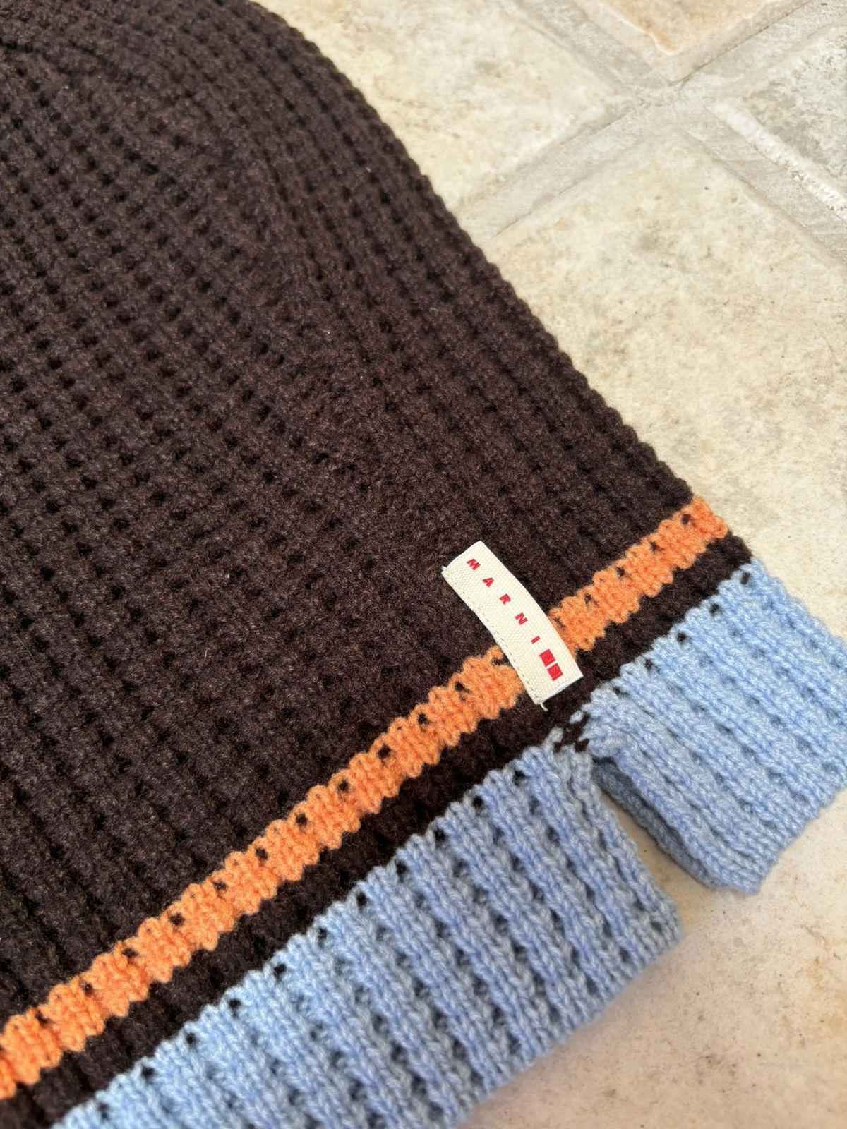 Marni × Uniqlo Marni x Uniqlo Popcorn Knit Balaclava Size ONE SIZE - 2 Thumbnail