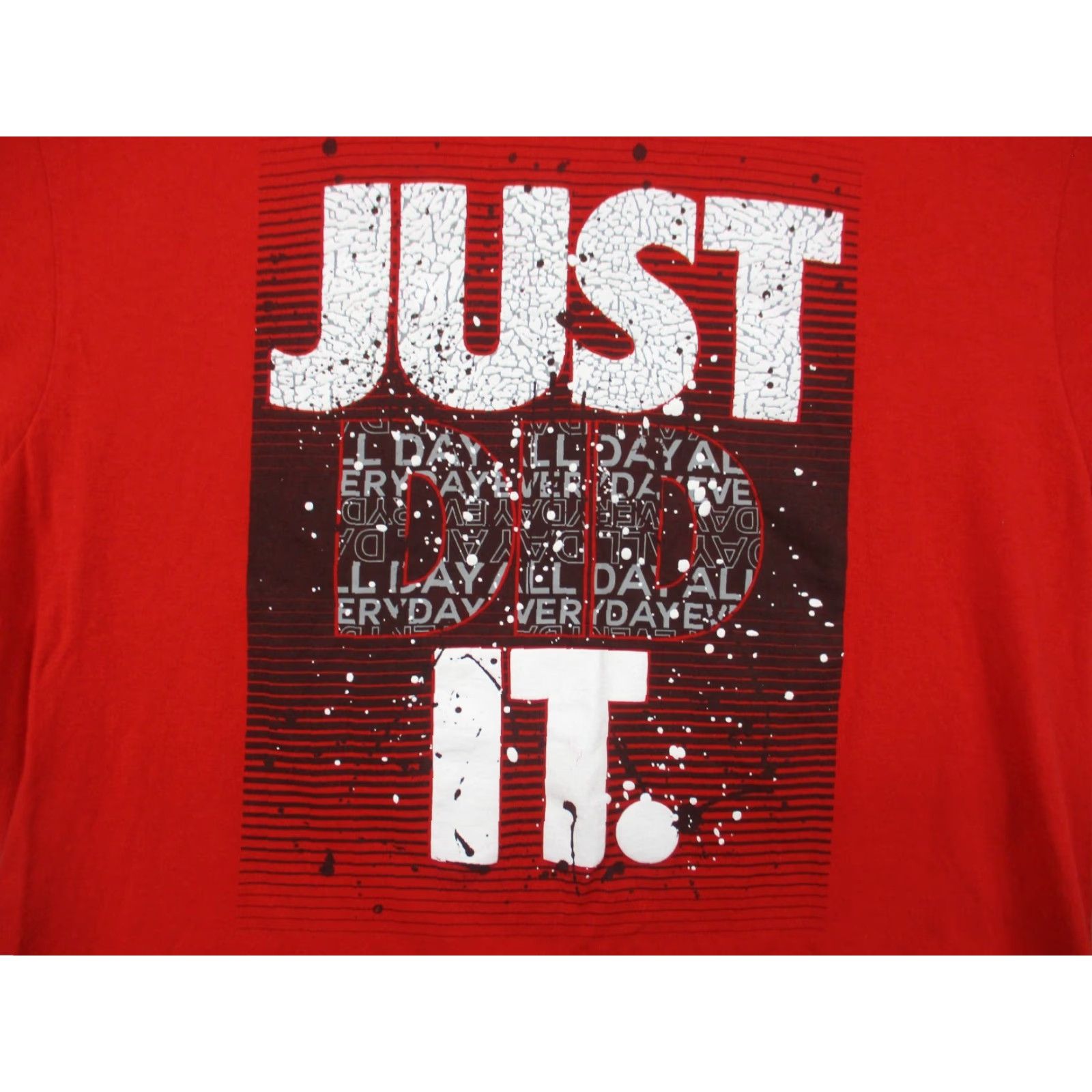 Vintage VINTAGE OG Hustle Shirt Mens 2XL Red "Just Did It" Streetwear Polyester Blend Crew Neck Shirt Mens Red Logo Bear Hustle 90s Mens Size US XXL / EU 58 / 5 - 2 Thumbnail