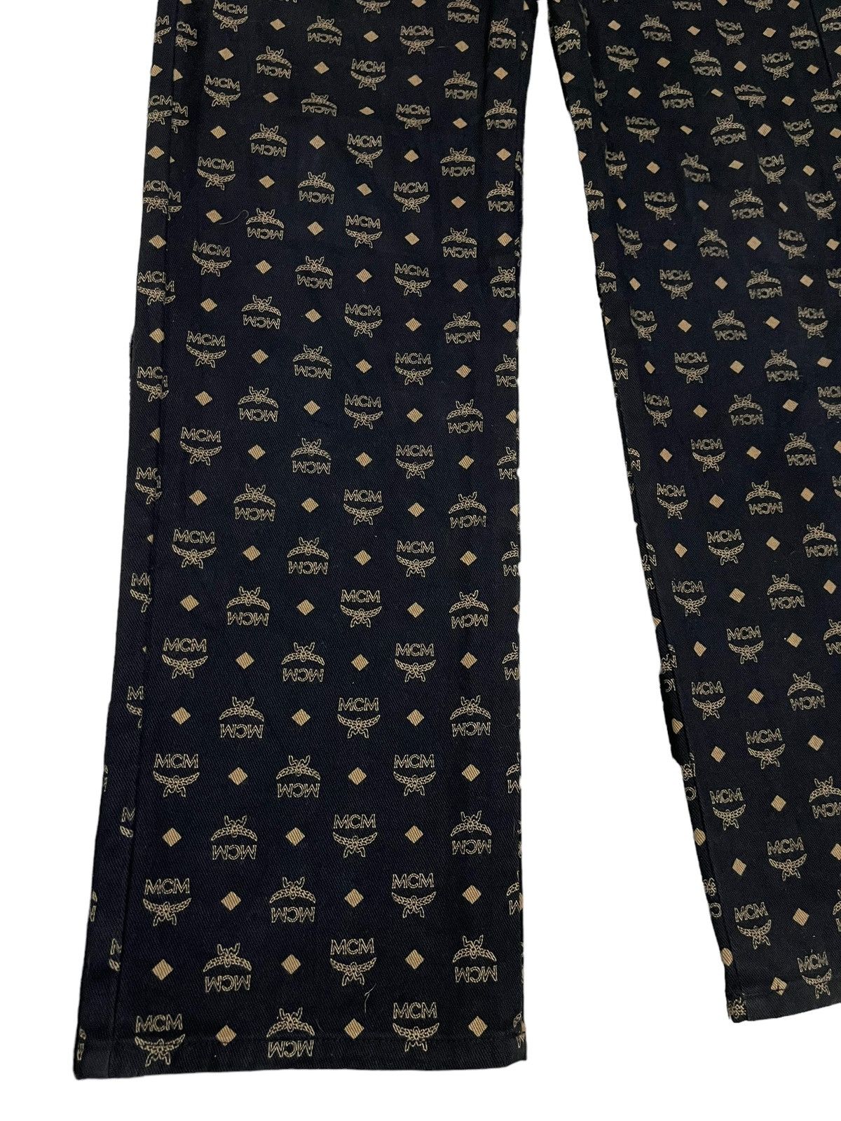 MCM Vintage MCM Legere Full Print Monogram Jeans Size US 27 - 5 Thumbnail