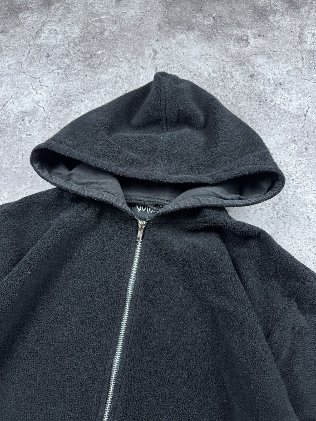 Japanese Brand Vintage Gothicana Fleece distressed punk gothic zip hoodie Size US L / EU 52-54 / 3 - 3 Thumbnail