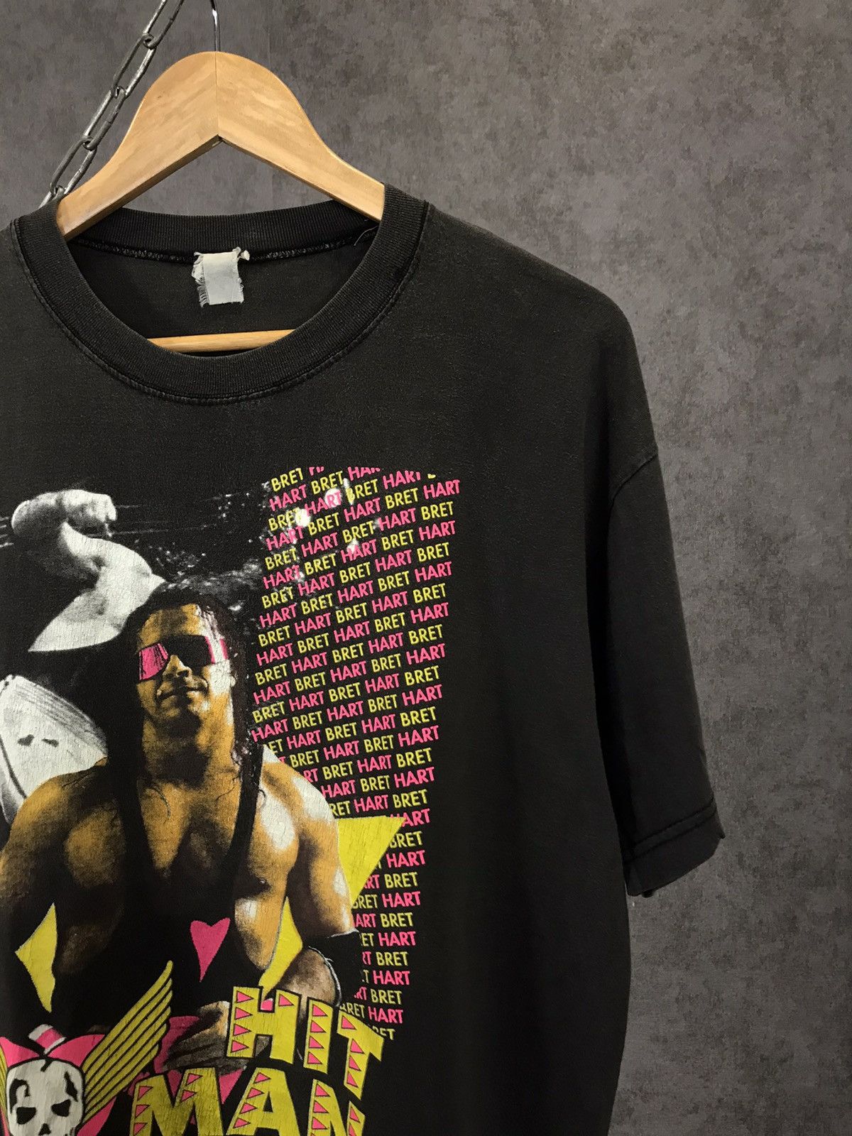 WWE Hitman Bret Hart WWE WWF vintage wrestling tee Size US L / EU 52-54 / 3 - 2 Thumbnail