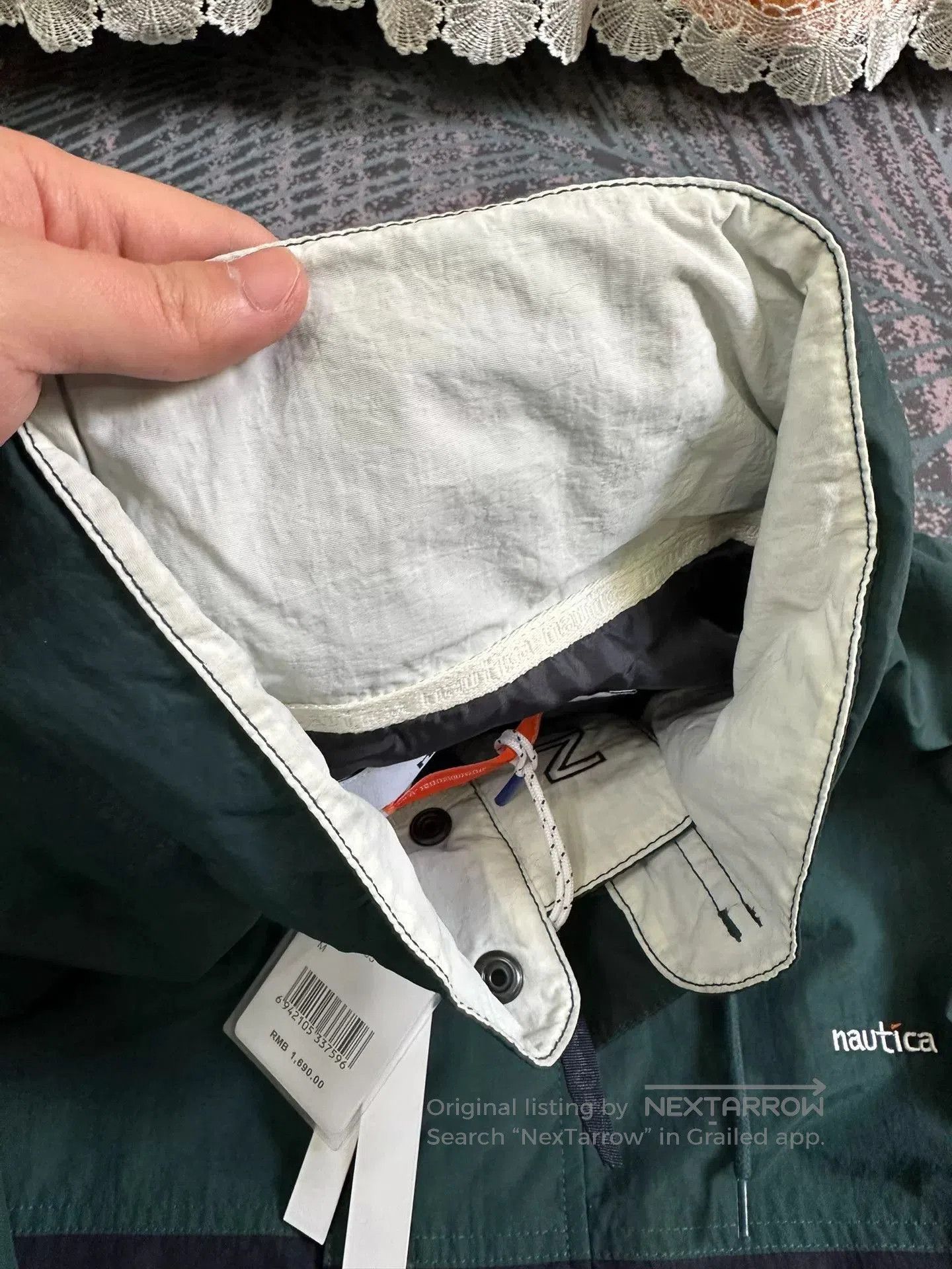 Nautica Nautica White Sail Jacket. Size US M / EU 48-50 / 2 - 3 Thumbnail