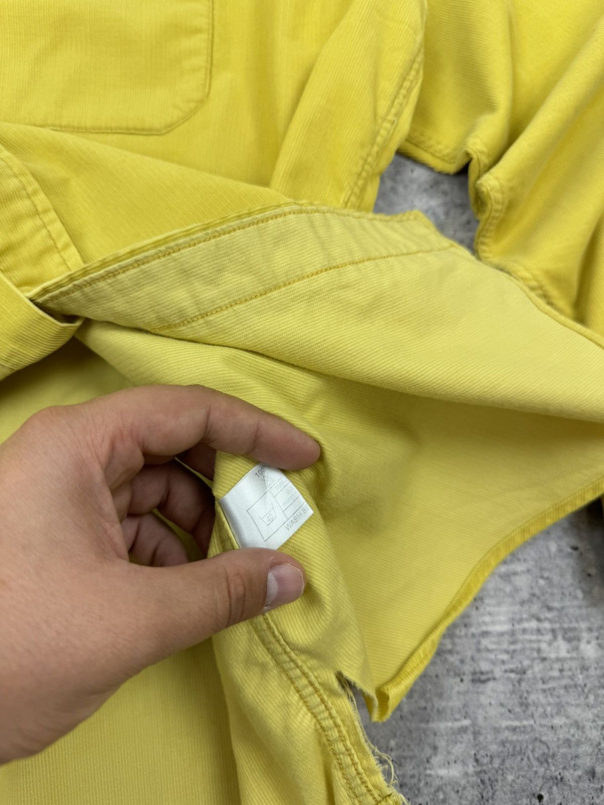 Burberry Vintage Thomas Burberry Logo Casual Yellow Button Up Shirt L Size US L / EU 52-54 / 3 - 13 Thumbnail