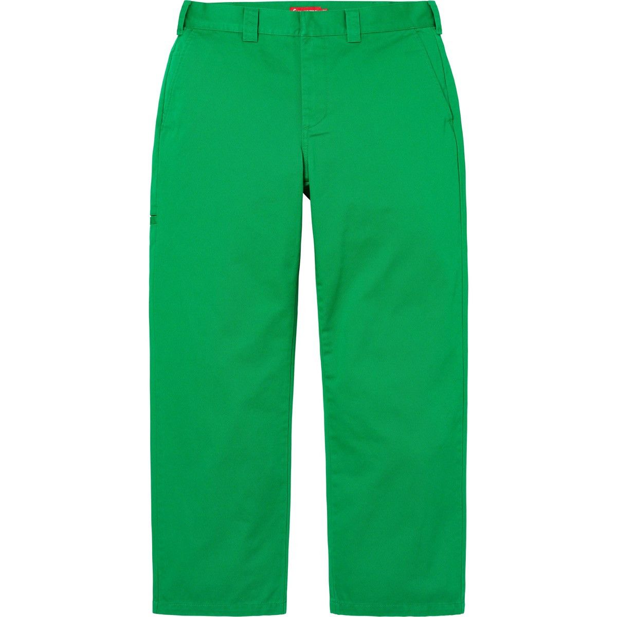 Supreme Supreme SS23 Work Pant Green Size 34 Heavy Cotton Blend Size US 34 / EU 50 - 1 Thumbnail