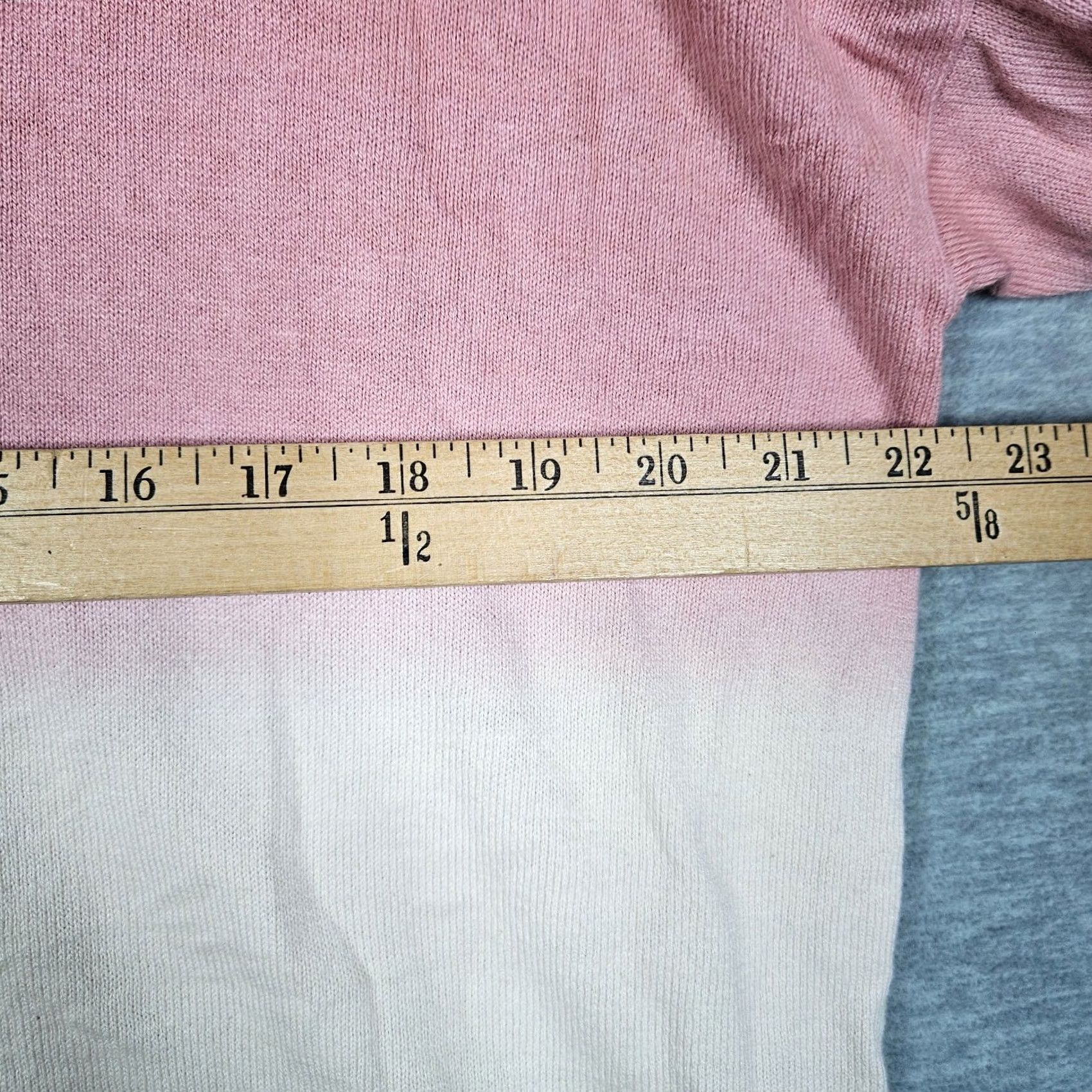 J. Jill J.Jill Sweater Women's M Dip Dyed Button Up V-Neck Cardigan Size M / US 6-8 / IT 42-44 - 4 Thumbnail
