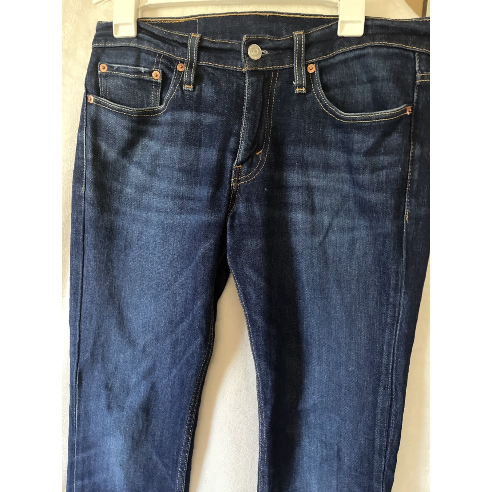 Levi's Levi's 511 Slim Straight Leg Denim Jeans 29x32 Dark Blue Mens Size US 29 - 4 Thumbnail