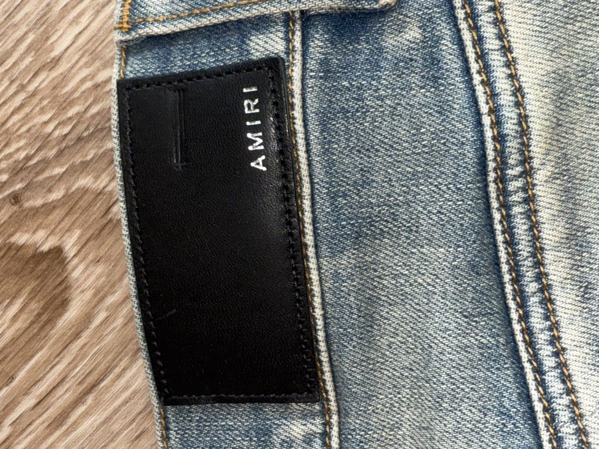 Amiri Amiri Snake Embroidered Distressed Skinny Jeans Size US 36 / EU 52 - 8 Thumbnail