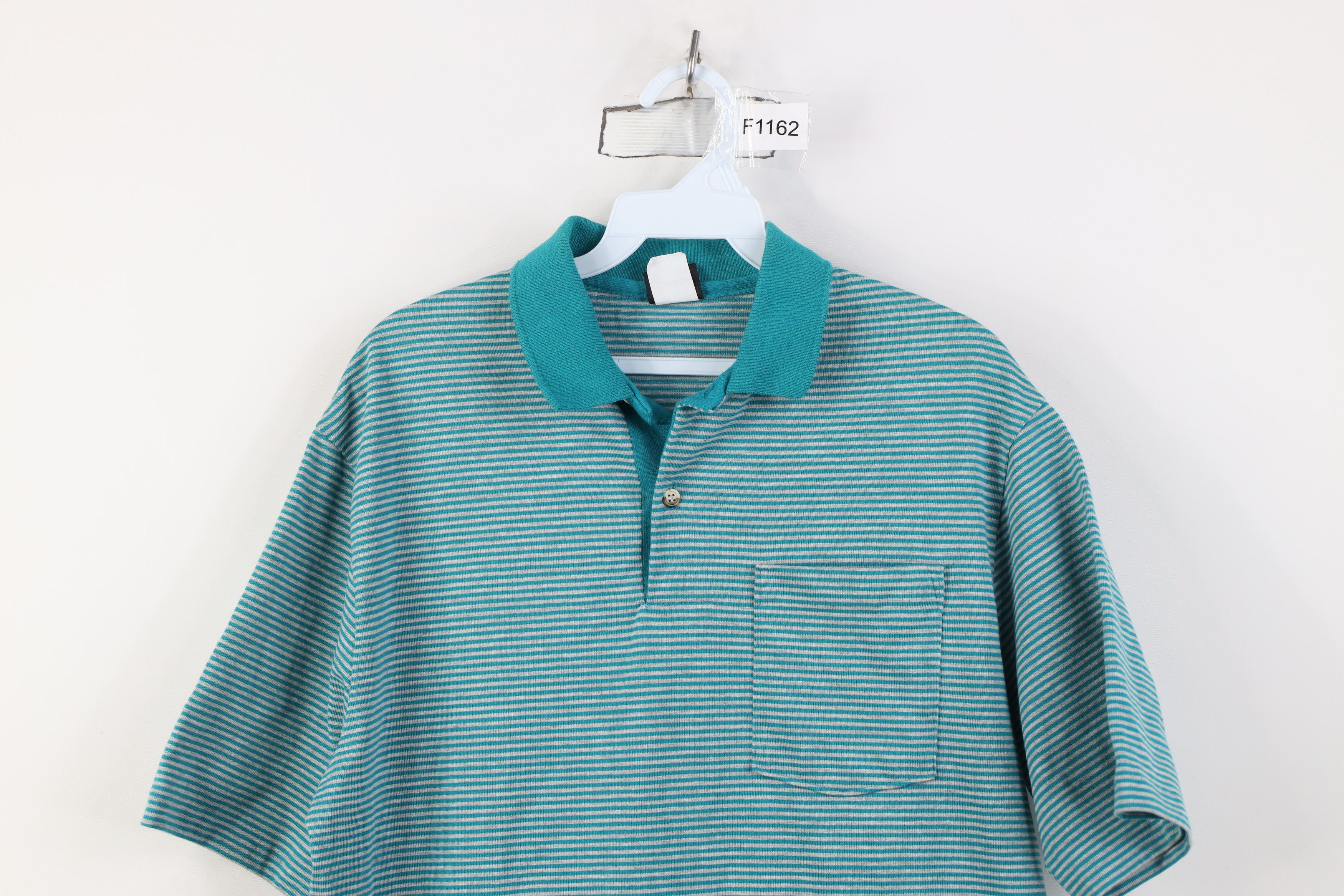 Vintage Vintage 70s Streetwear Knit Short Sleeve Golf Polo Shirt USA Size US L / EU 52-54 / 3 - 2 Thumbnail