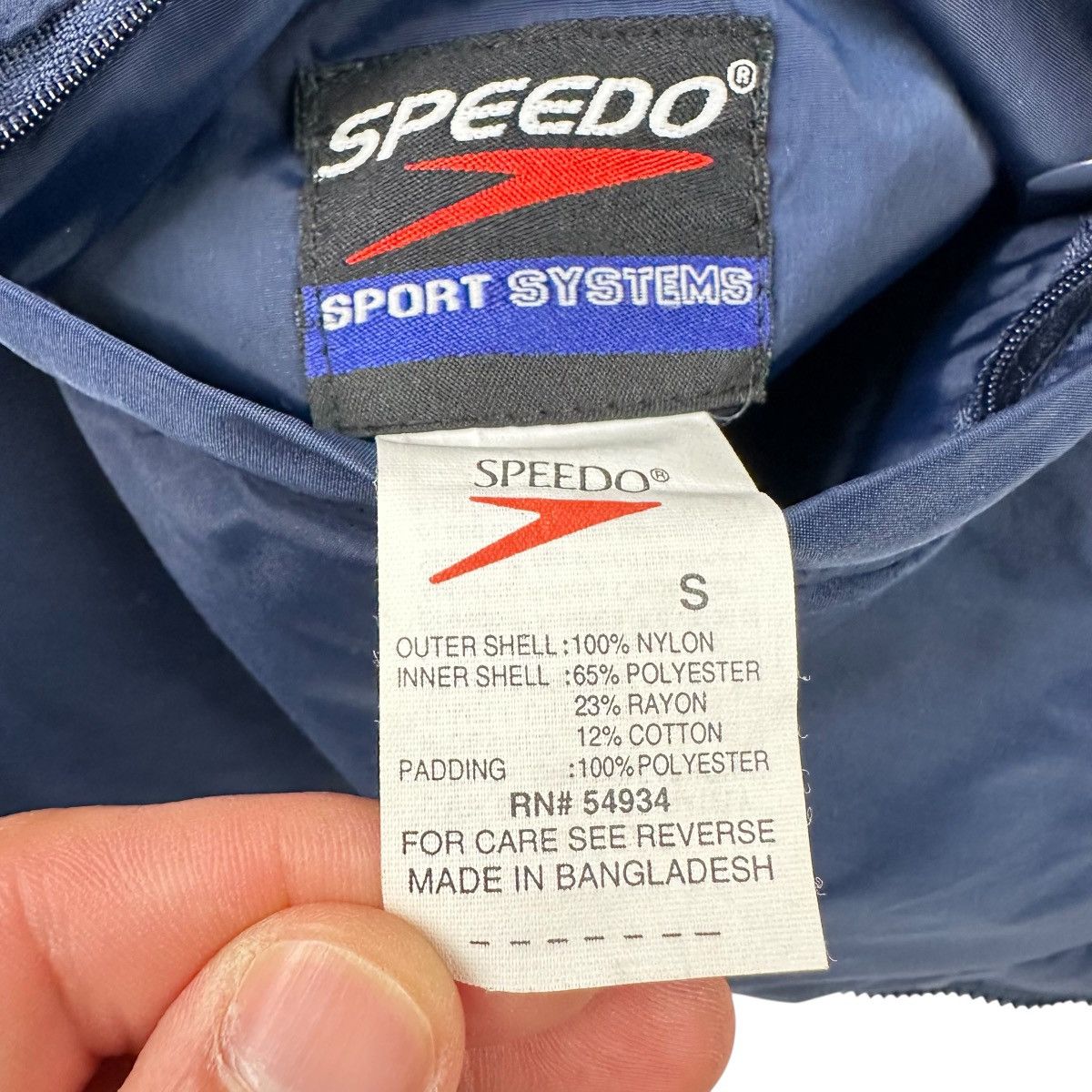 Speedo Speedo Jacket Small Windbreaker Reversible Bomber Hooded Size US S / EU 44-46 / 1 - 9 Thumbnail