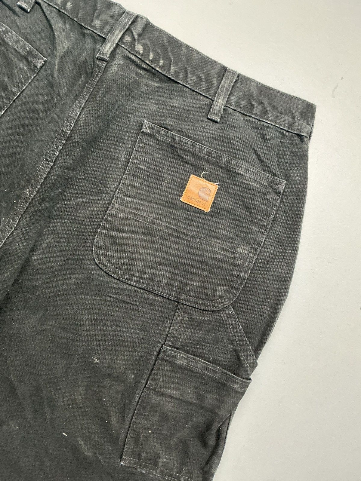 Carhartt Vintage Carhart B11 BLK Carpenter Workwear denim Size US 36 / EU 52 - 10 Thumbnail