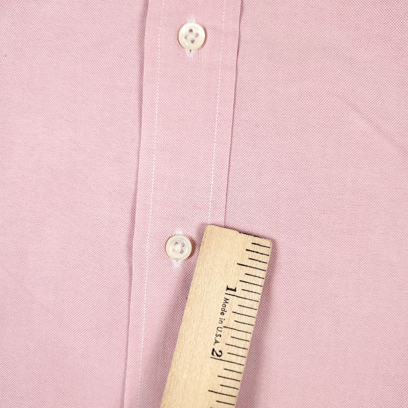 Ralph Lauren Ralph Lauren Shirt Mens 17 Pink Pony Dress Shirt Button Up Long Sleeve STAINED Size 46R - 4 Thumbnail