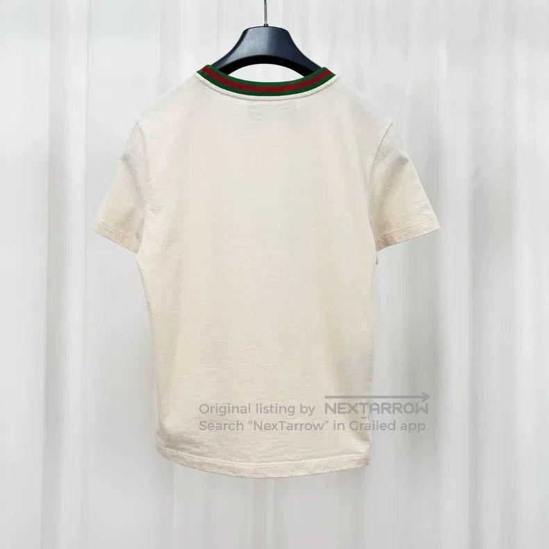 Gucci Gucci Embroidered floral letters short sleeves Size M / US 6-8 / IT 42-44 - 2 Thumbnail