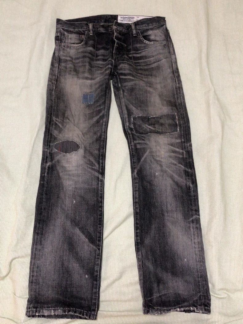Neighborhood Neighborhood 15AW Patch Black Denim - dmc Size US 31 - 1 Thumbnail
