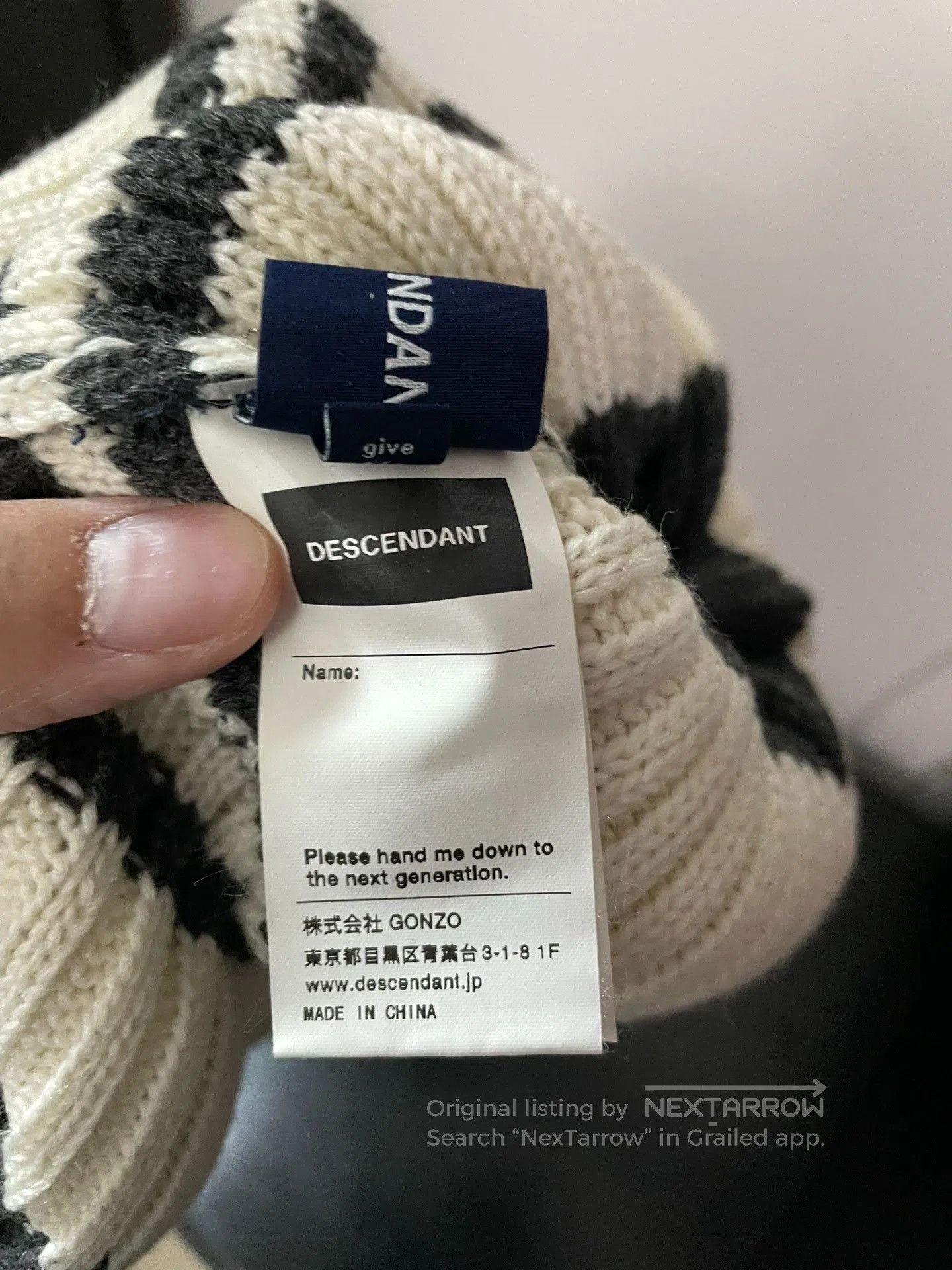 Descendant Descendant Vintage Small Whale Beanie. Size ONE SIZE - 3 Thumbnail