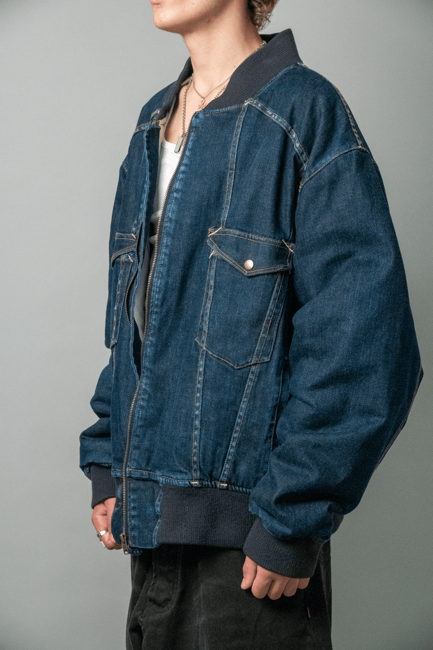 Handmade Denim Bomber Size US L / EU 52-54 / 3 - 5 Thumbnail