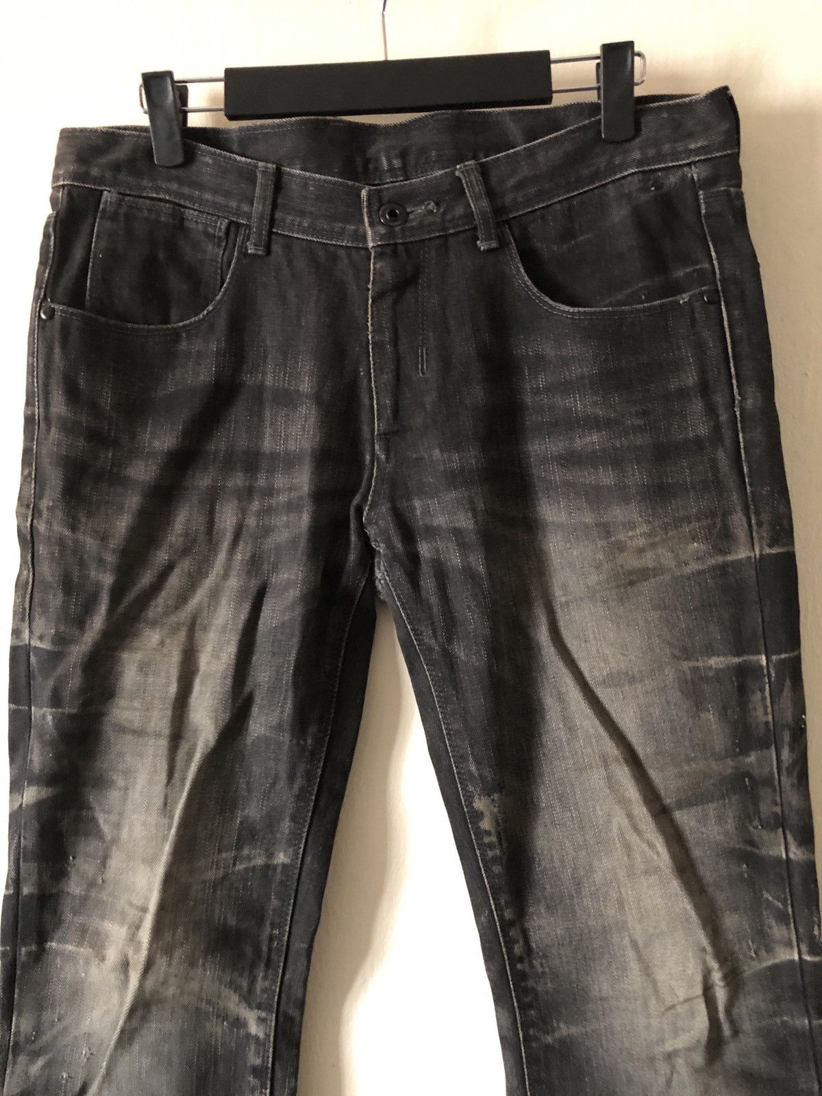 Black Barrett × Neil Barrett Black Barrett by Neil Barrett Slim Denim Jeans Size US 34 / EU 50 - 2 Thumbnail