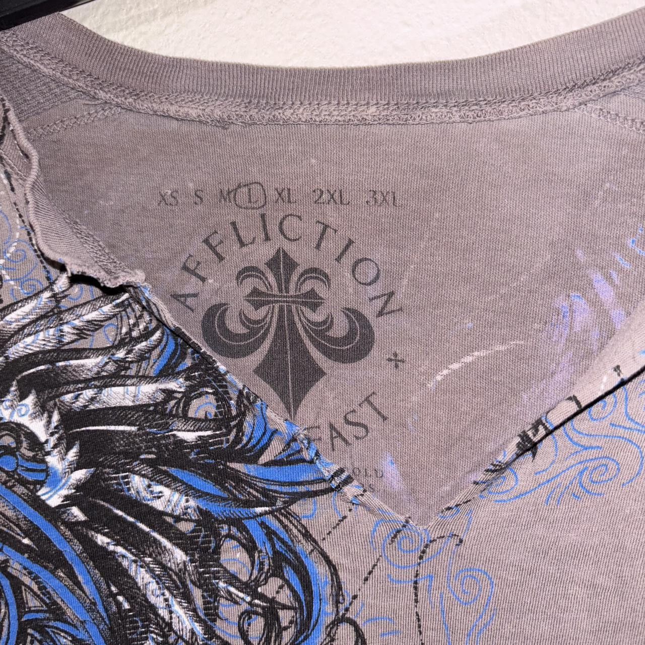 Affliction Y2K 2000s Grunge AFFLICTION Long Sleeve Size ADULT LARGE Size US L / EU 52-54 / 3 - 4 Thumbnail