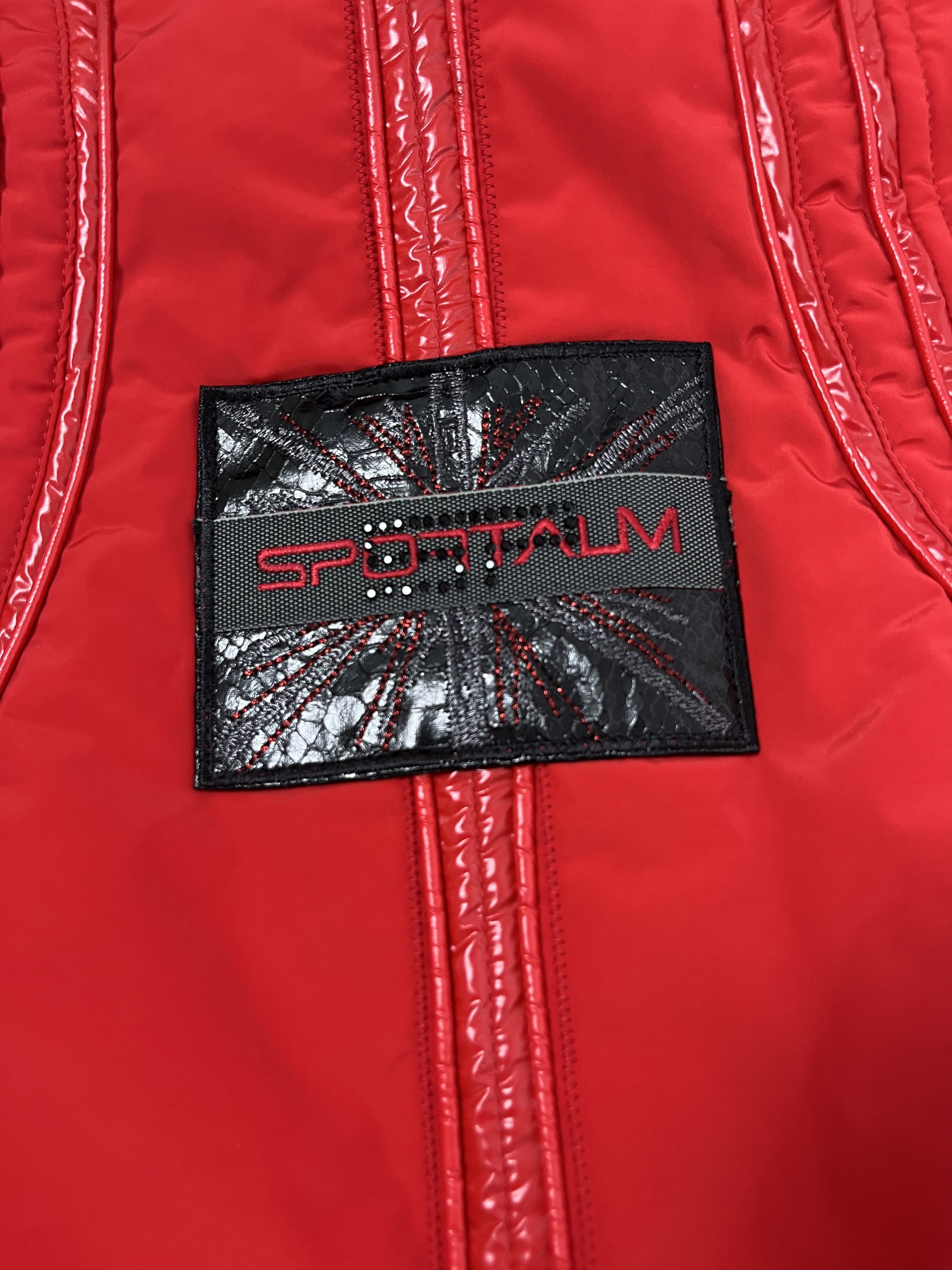 Vintage Sportalm Womens Red Black Ski Jacket Winter Sports Snow Size S / US 4 / IT 40 - 10 Thumbnail