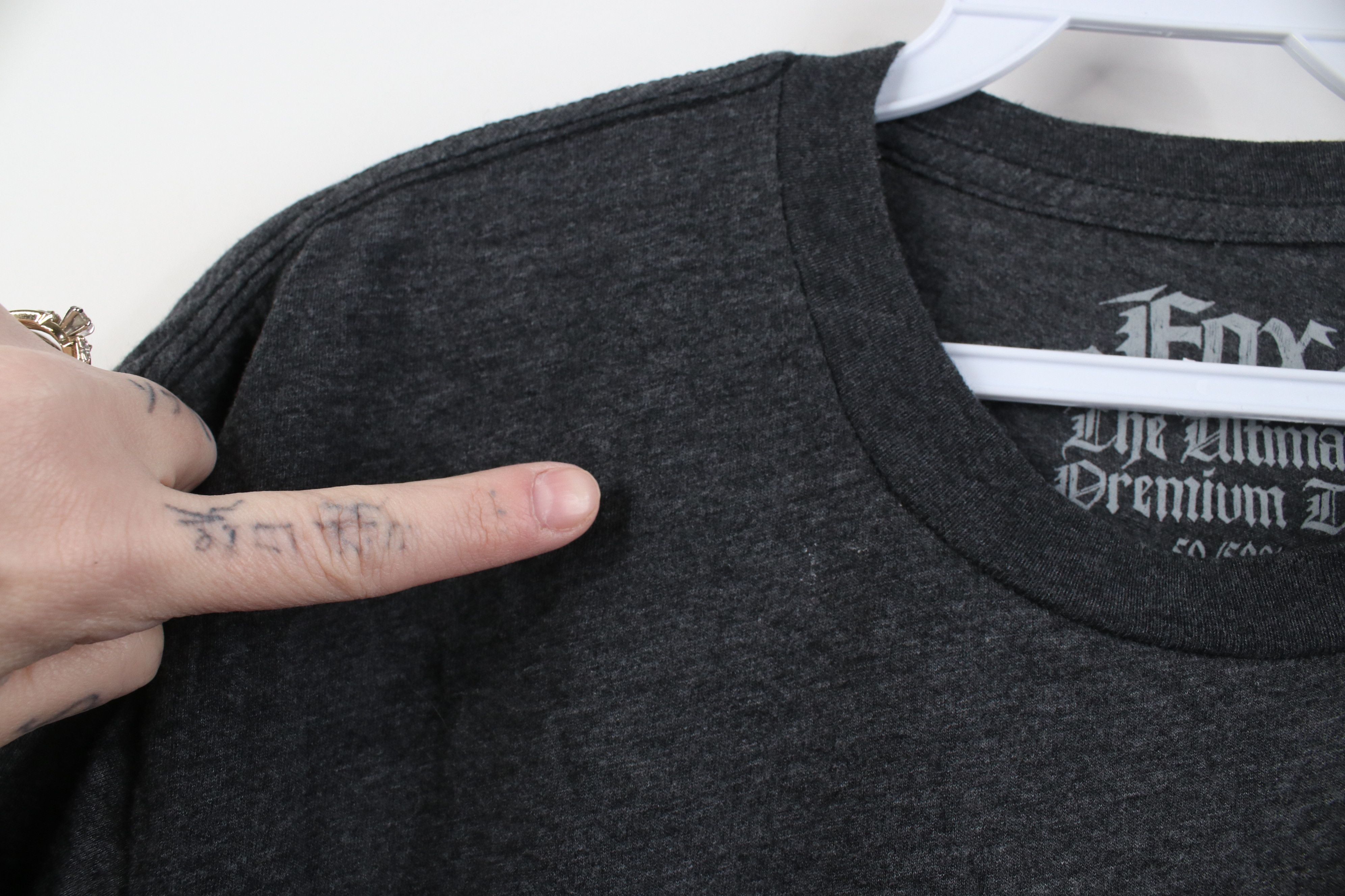 Fox Racing Vintage Y2K Fox Racing Big Logo Jersey Knit T-Shirt Gray Size US M / EU 48-50 / 2 - 5 Thumbnail