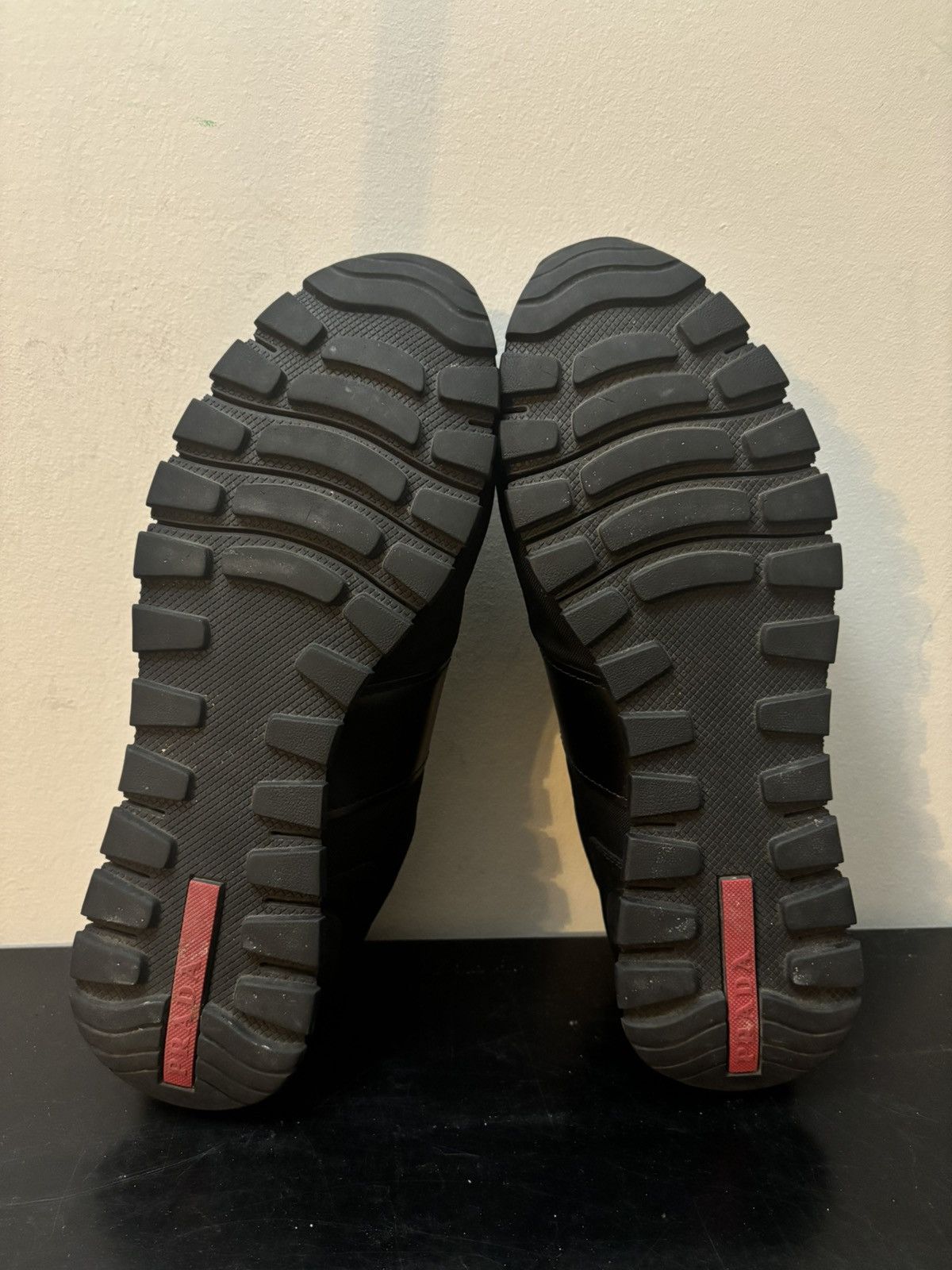 Prada Prada Match Race Re Nylon Leather Sneakers Black Size US 10.5 / EU 43-44 - 6 Thumbnail