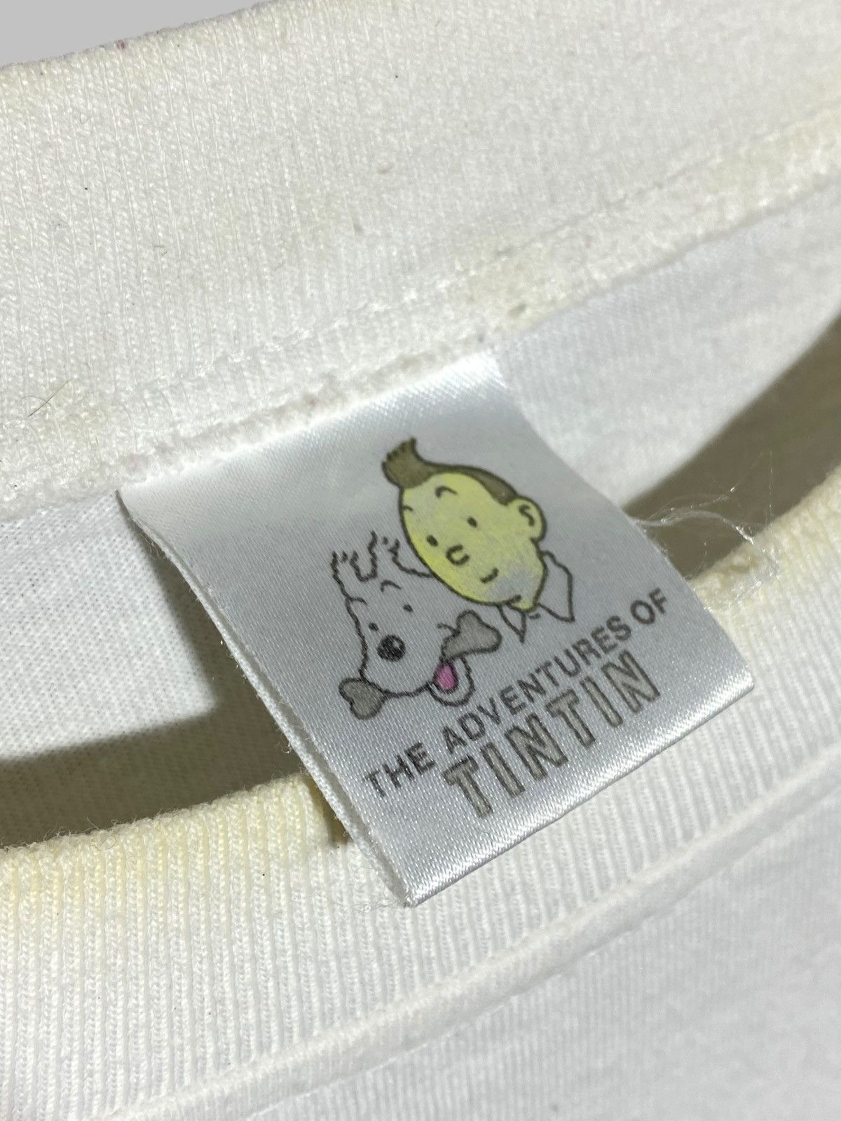 Cartoon Network 🔥 90s TINTIN CALCULUS AFFAIR TEE AIRLIFT ACTION RETRO COMIC Size US L / EU 52-54 / 3 - 12 Thumbnail