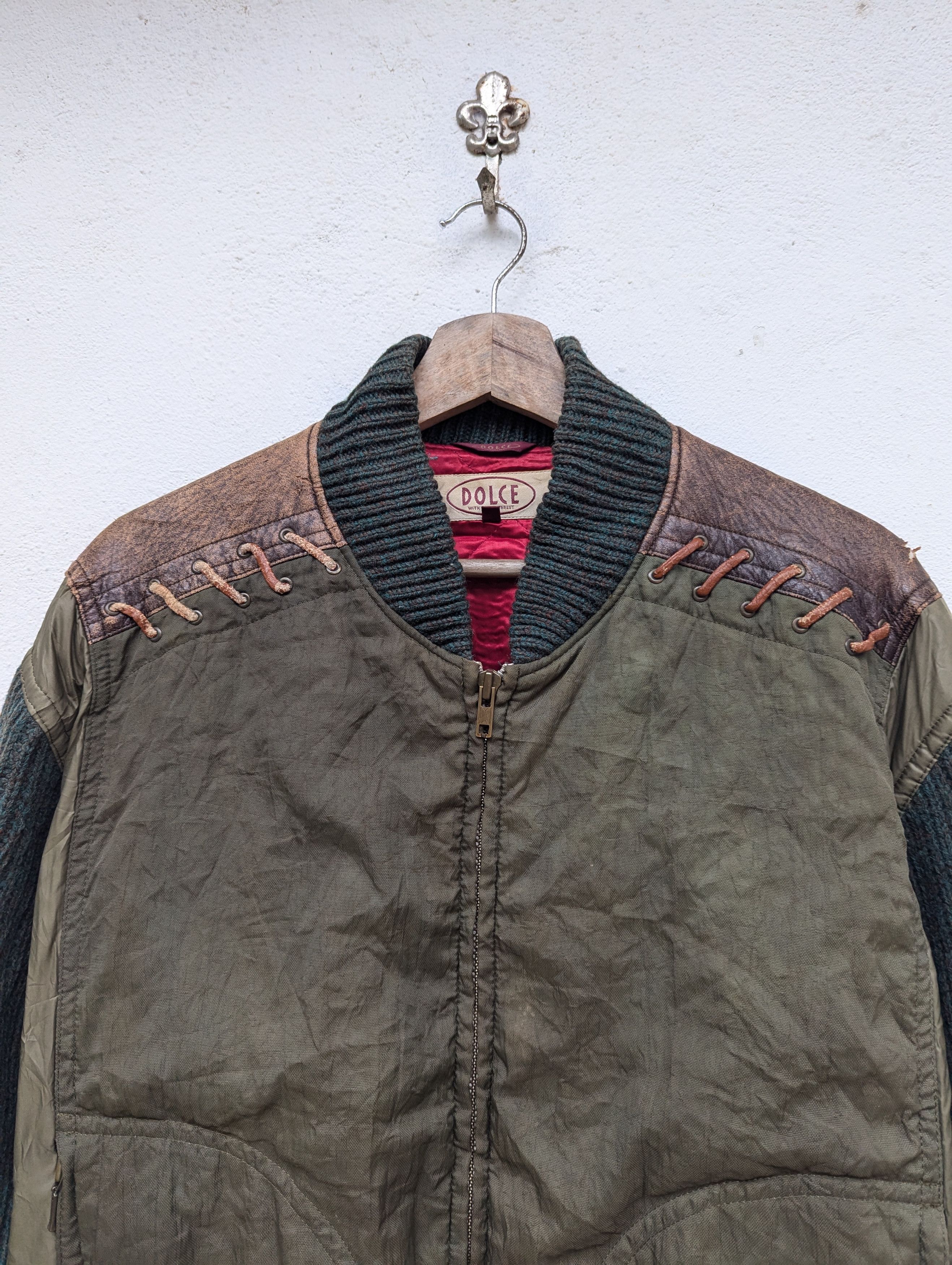 Japanese Brand DOLCE MIX ALL MATERIAL FULL ZIPPER JACKET Size US M / EU 48-50 / 2 - 7 Thumbnail