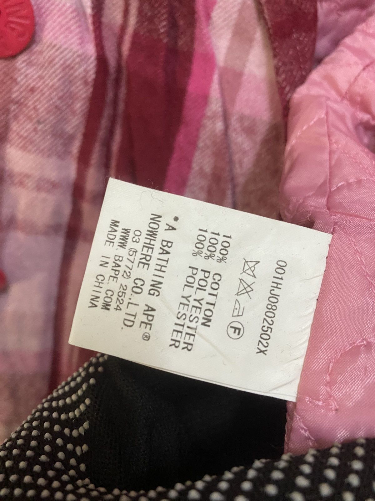 Nigo Vintage A Bathing Ape Pink Plaid Wool-Style Peacoat NIGO Era Size US S / EU 44-46 / 1 - 12 Thumbnail