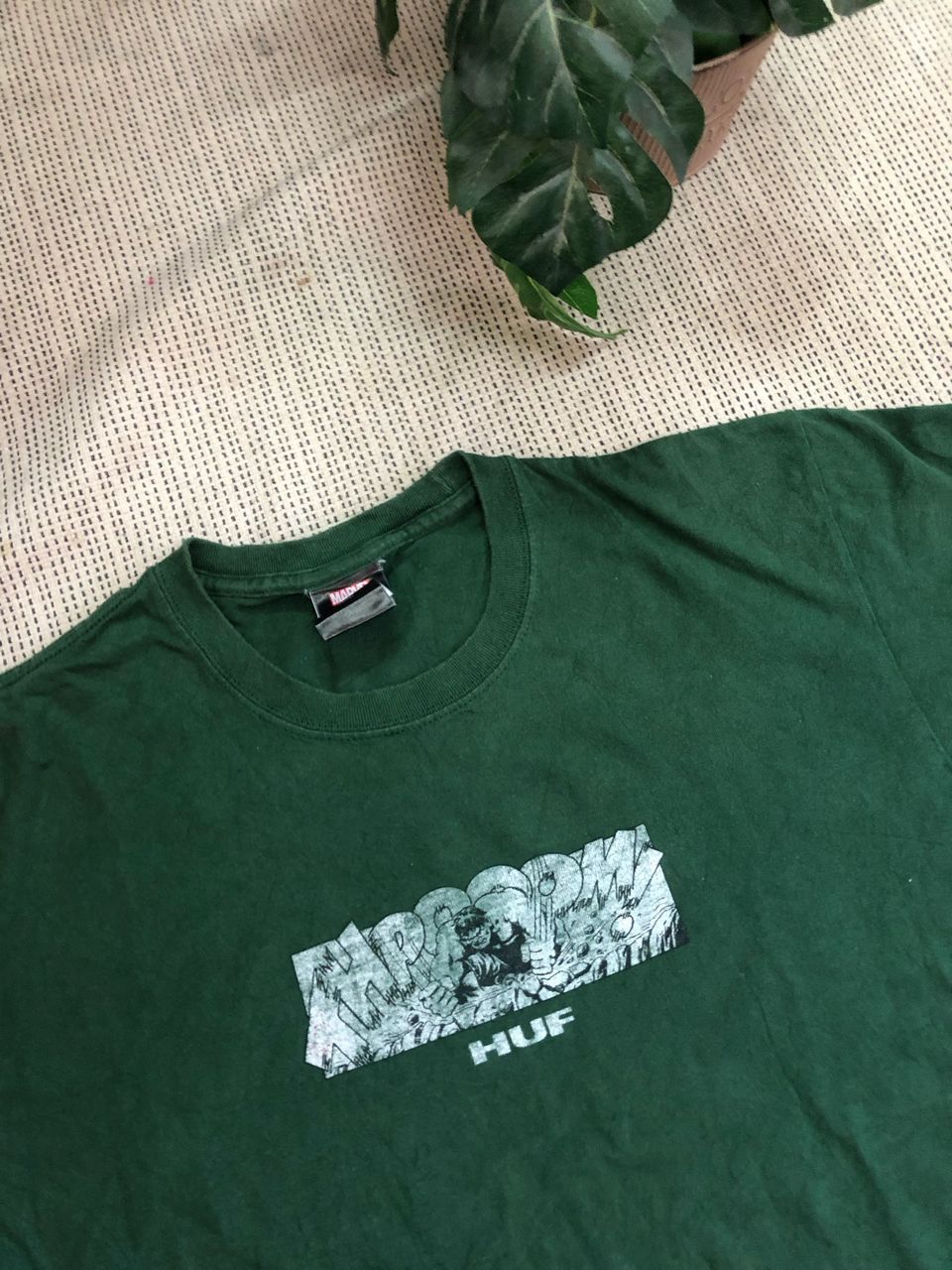 HUF x Marvel Hulk Destroys action Tee